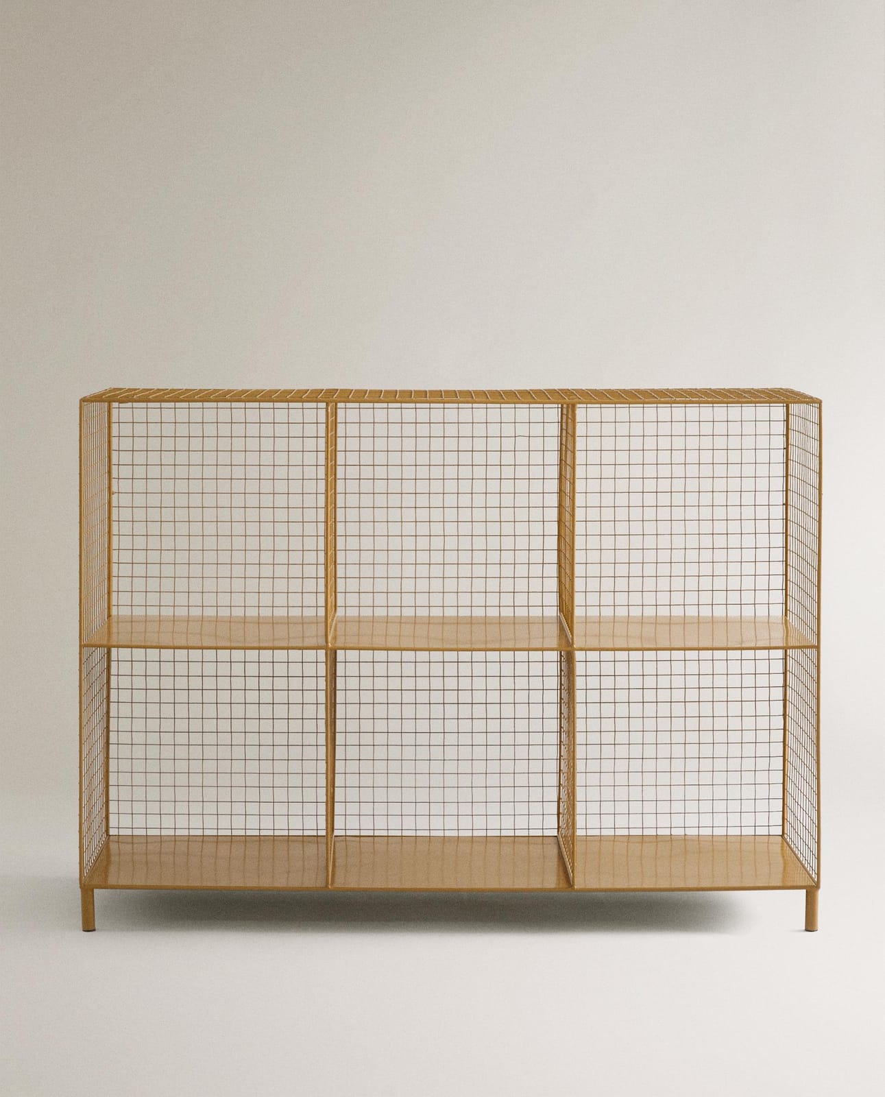 Стеллаж ZARA HOME горизонтальный стеллаж для детей металлический MUSZTARDOWY 76 x 105 x 35 cm