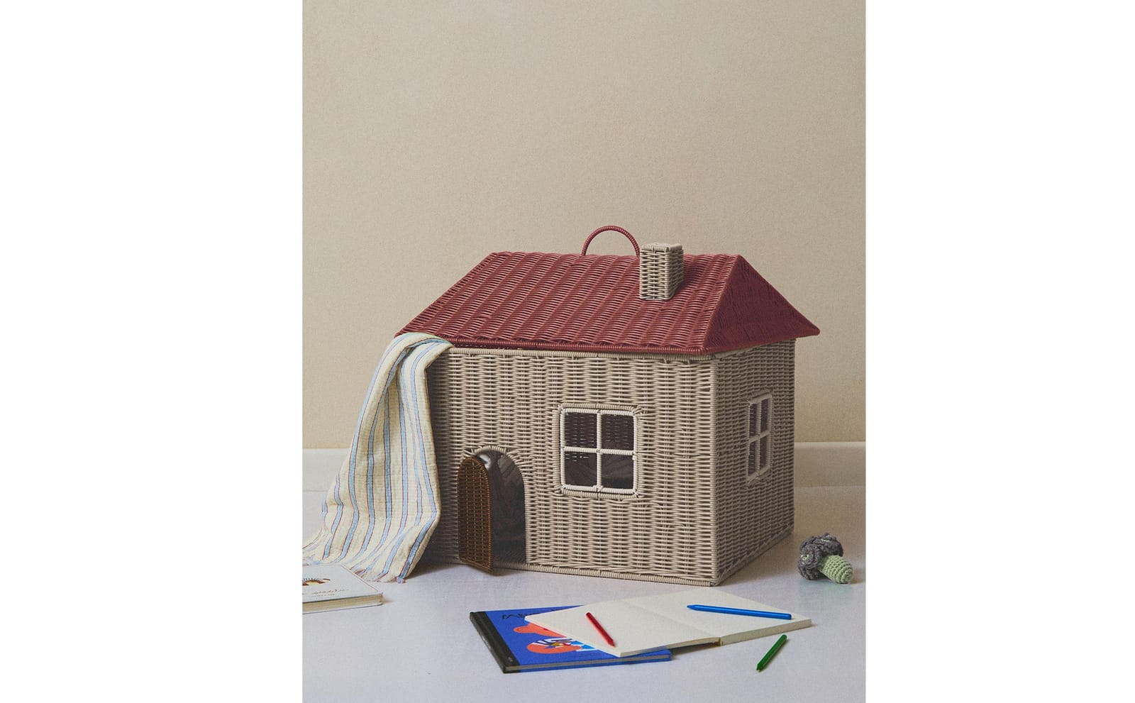ZARA HOME КОРЗИНА ДЛЯ ДЕТЕЙ ДОМИК ракурс 8