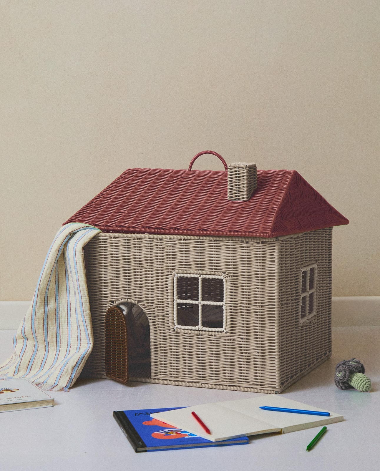 ZARA HOME КОРЗИНА ДЛЯ ДЕТЕЙ ДОМИК ракурс 7