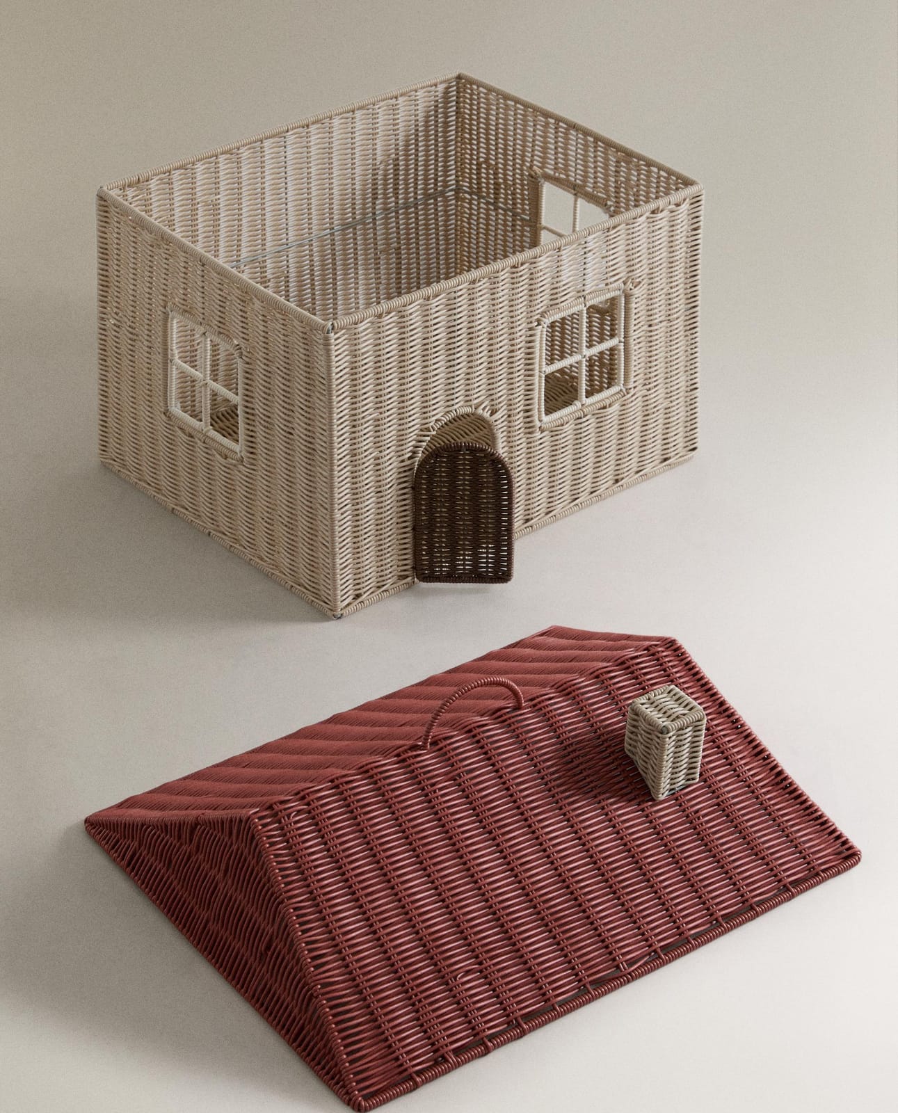 ZARA HOME КОРЗИНА ДЛЯ ДЕТЕЙ ДОМИК ракурс 6