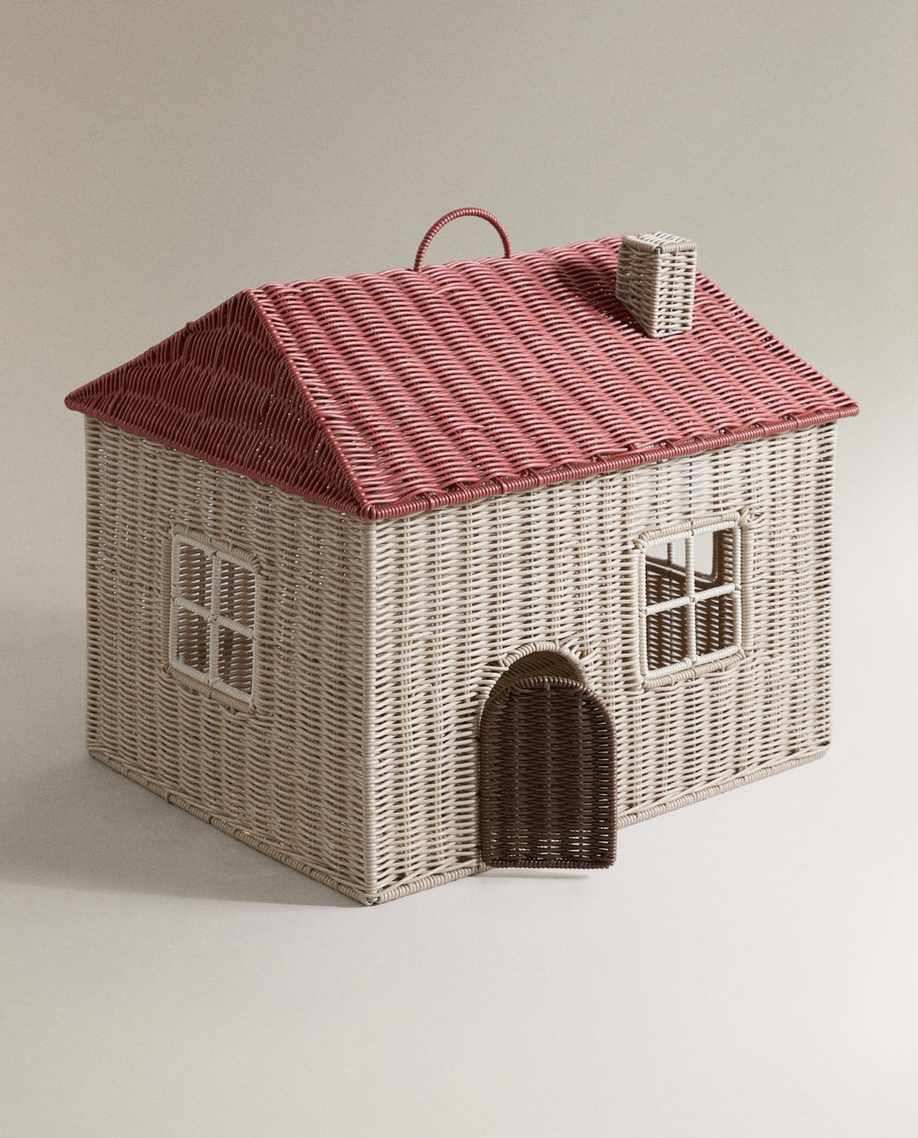 Корзина для хранения ZARA HOME КОРЗИНА ДЛЯ ДЕТЕЙ ДОМИК МНОГОЦВЕТНЫЙ 50 x 53 x 43 см
