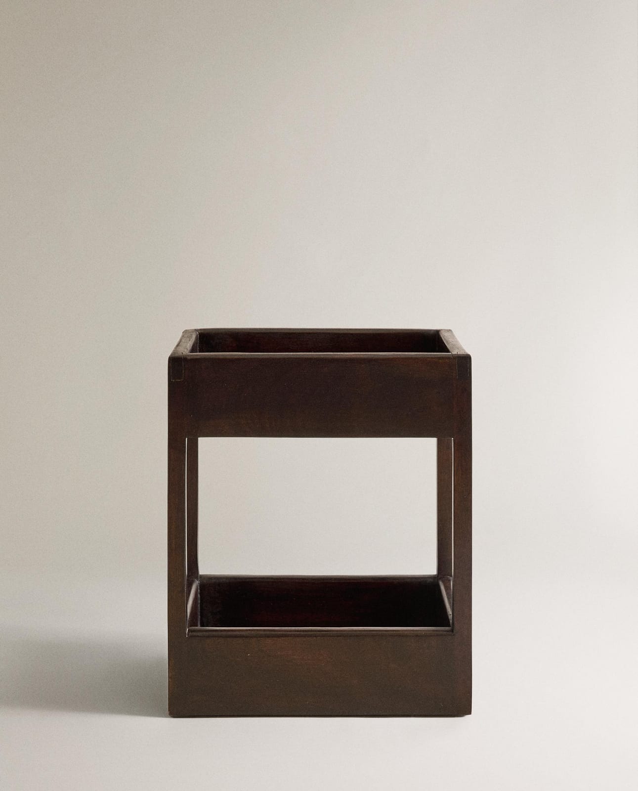 Стеллаж ZARA HOME маленькая мебель для хранения коричневый 30 x 18 x 25 см