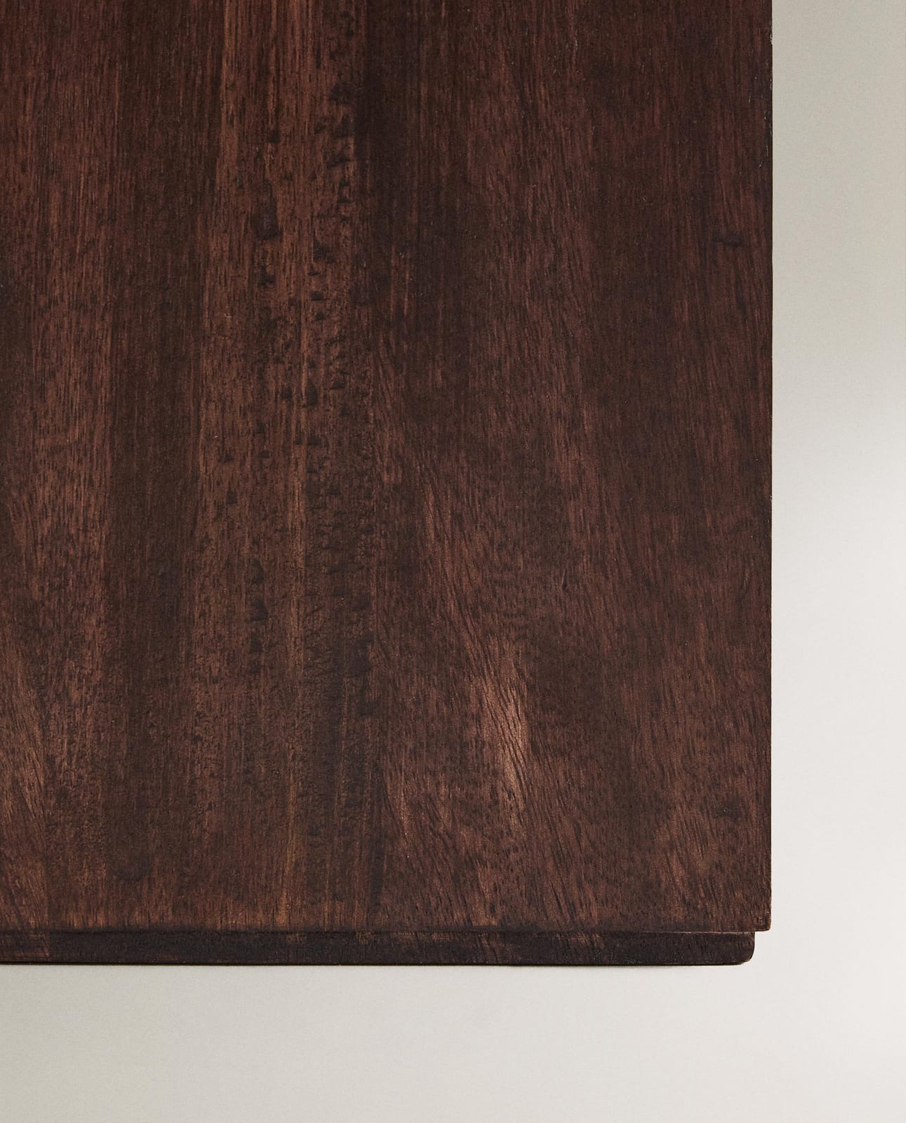 ZARA HOME КВАДРАТНАЯ КОРЗИНА ДЛЯ МУСОРА ИЗ ТЕМНОГО ДЕРЕВА ракурс 7