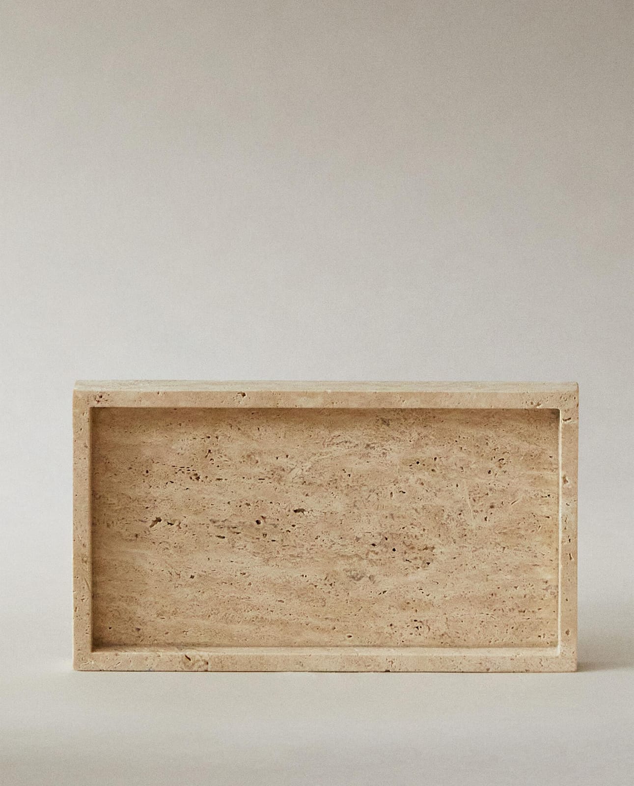 ZARA HOME Ванный поднос из бежевого мрамора ракурс 6