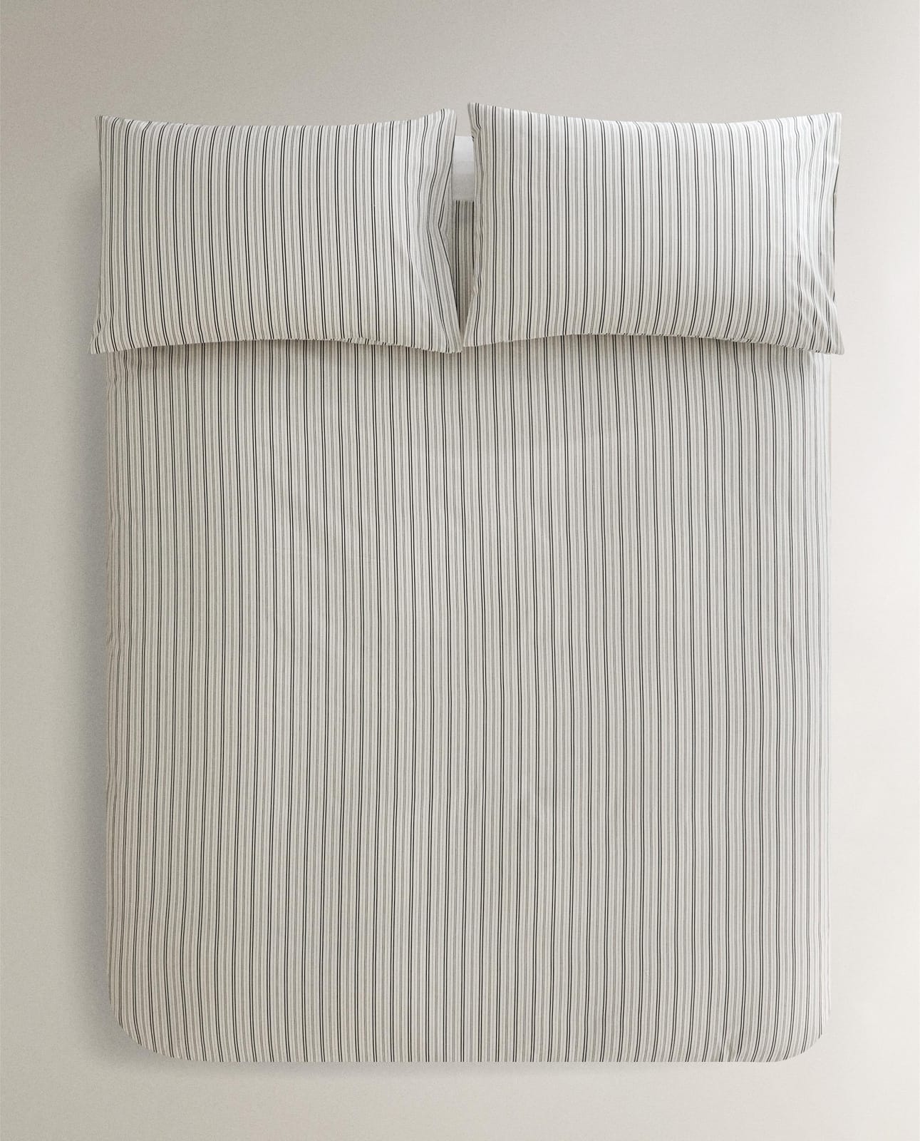 Пододеяльник ZARA HOME ПЕРКАЛЕВЫЙ В ПОЛОСКУ CIEMNONIEBIESKI 200 x 220 см