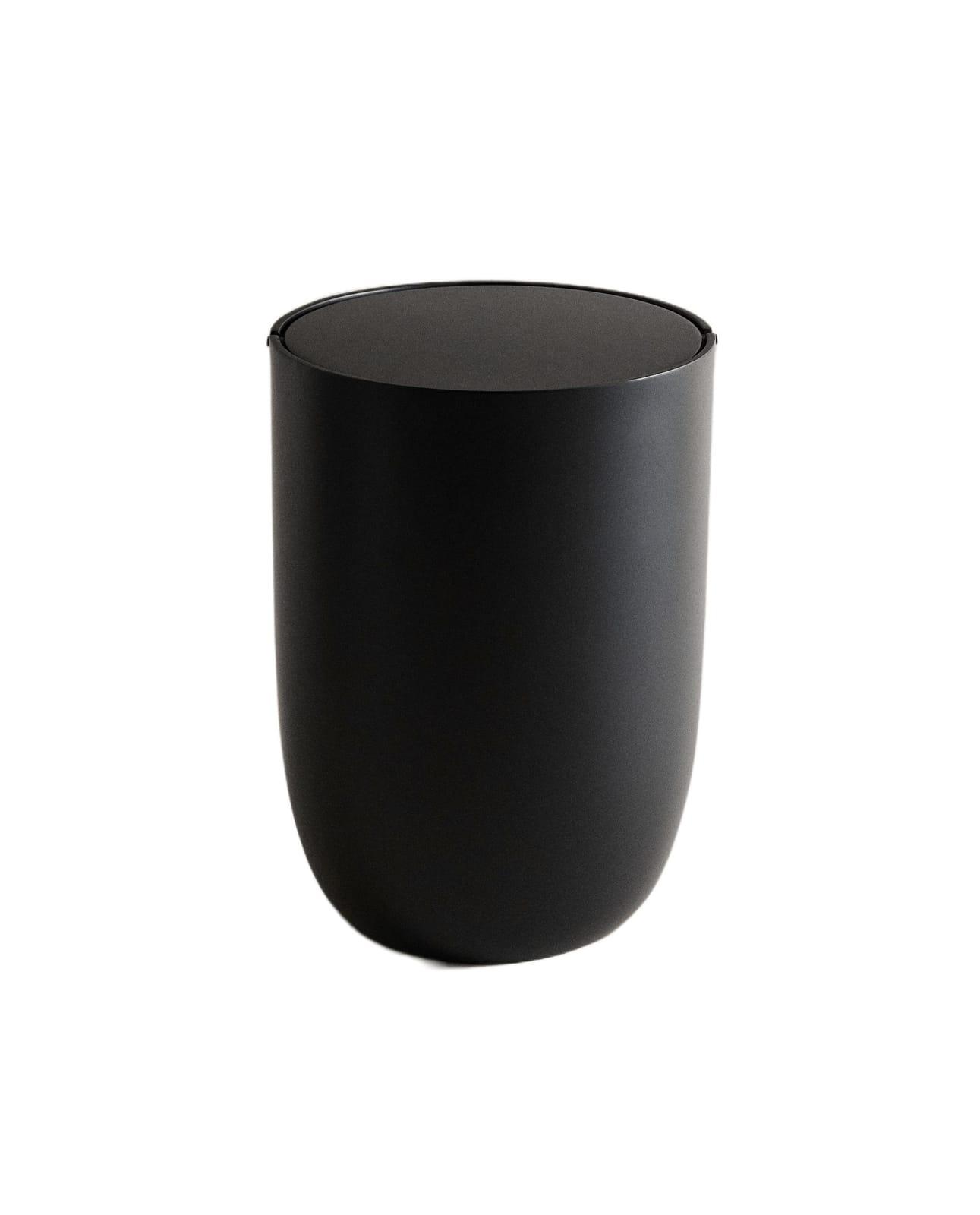 ZARA HOME ЧЕРНАЯ КОРЗИНА ДЛЯ МУСОРА ИЗ СМОЛЫ ракурс 7