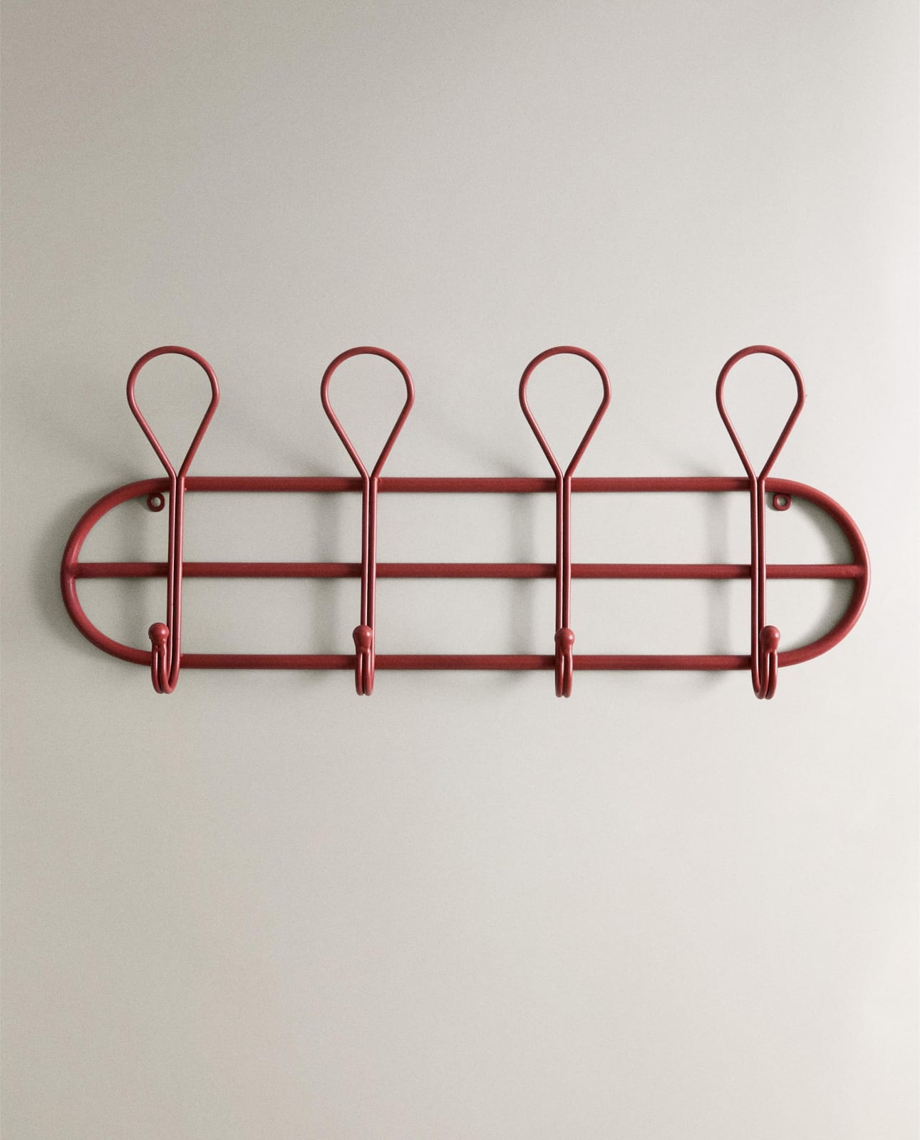 Вешалка настенная ZARA HOME детская железная вешалка CZERWONY 23 x 55 x 5.5 cm