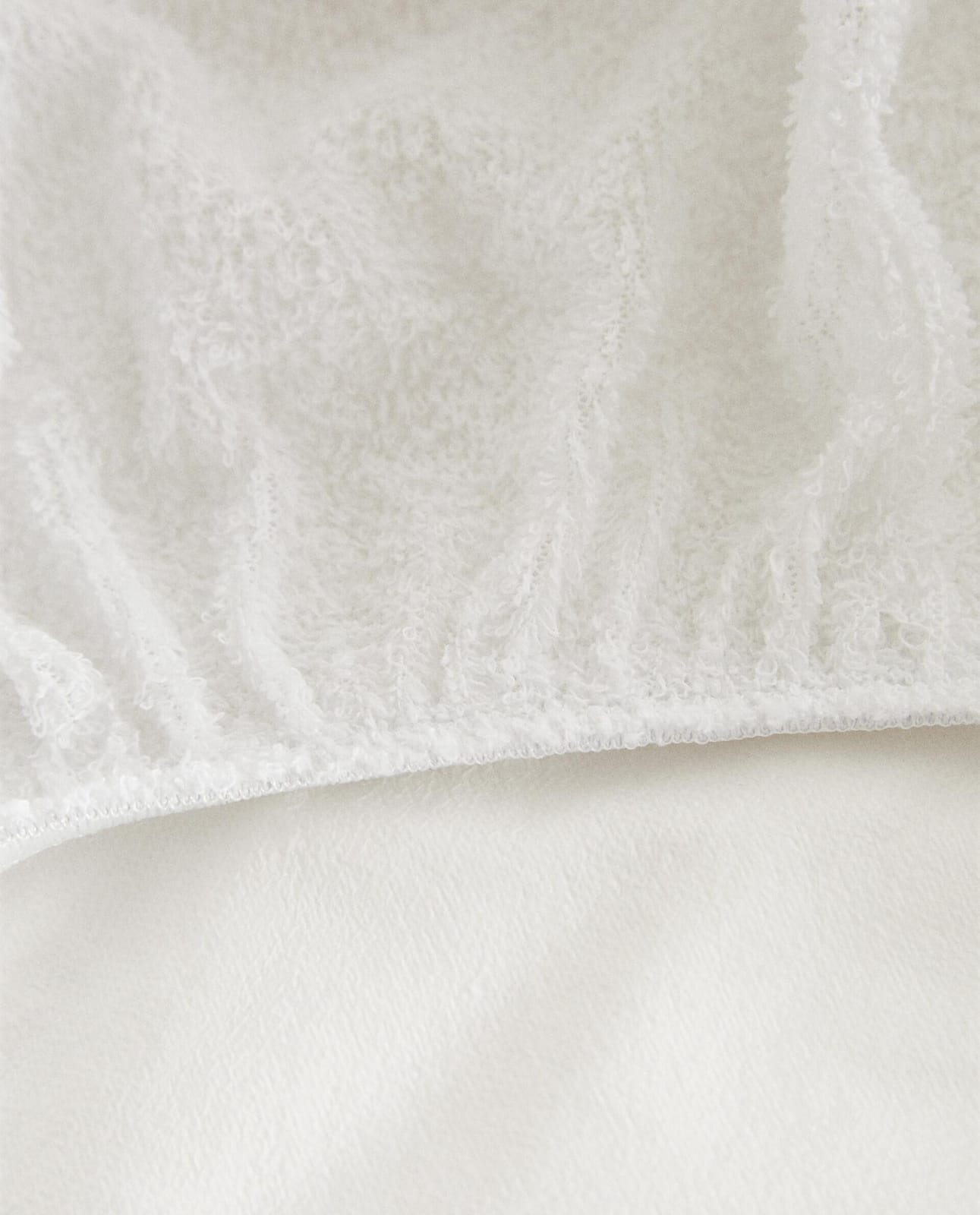 ZARA HOME ВОДОНЕПРОНИЦАЕМЫЙ НАМАТРАСНИК ИЗ ХЛОПКОВОГО ФРОТТЕ ракурс 5