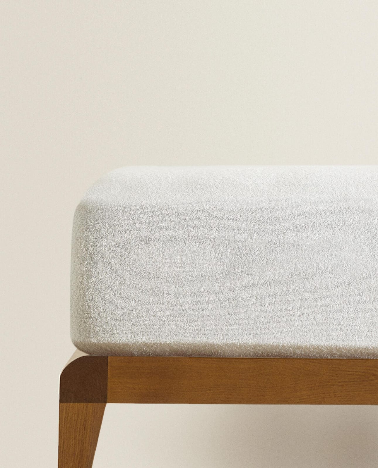 Наматрасник ZARA HOME ВОДООТТАЛКИВАЮЩИЙ ЗАЩИТНЫЙ ЧЕХОЛ ДЛЯ МАТРАСА ИЗ ХЛОПКОВОГО ФРОТЕ БЕЛЫЙ 180 x 200 см
