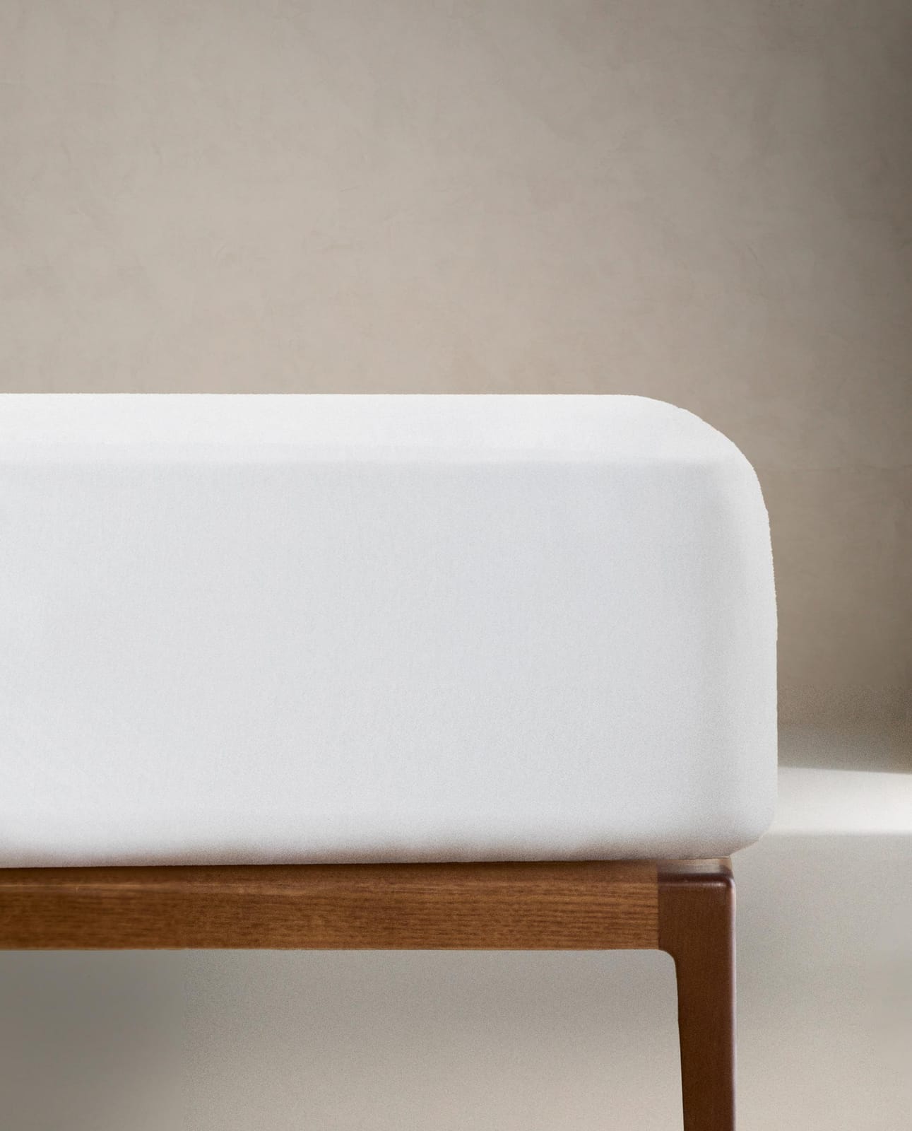 Наматрасник ZARA HOME водонепроницаемый из хлопкового джерси BIAŁY 90 x 200 см