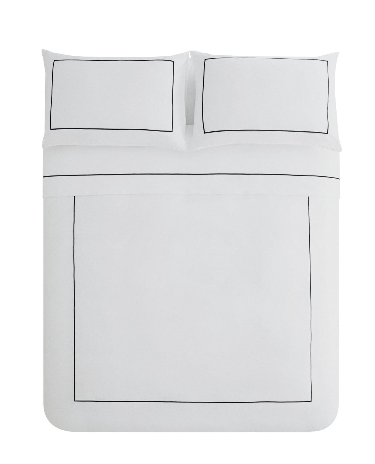 ZARA HOME Сатиновый пододеяльник с фестонами ракурс 3