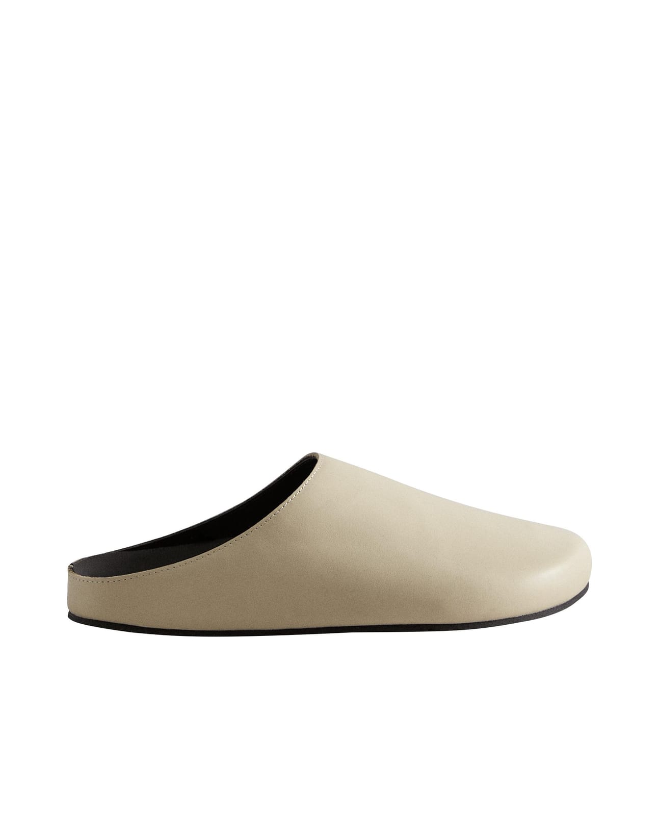 ZARA HOME MINIMALISTYCZNE SKÓRZANE CHODAKI ракурс 5