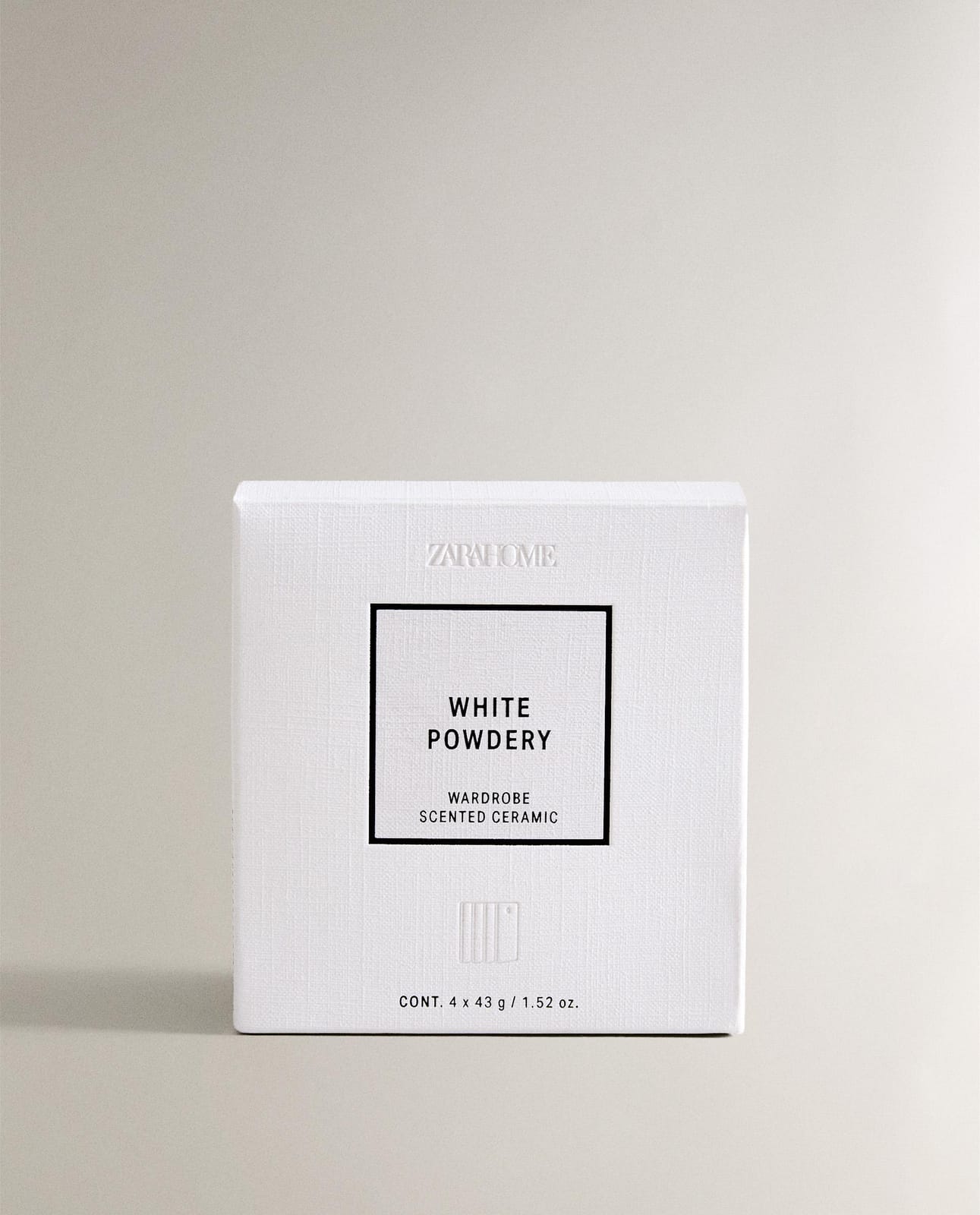 ZARA HOME ZESTAW PAŁECZEK ZAPACHOWYCH DO SZAFY WHITE POWDERY (ZESTAW 4 SZTUKI) ракурс 3
