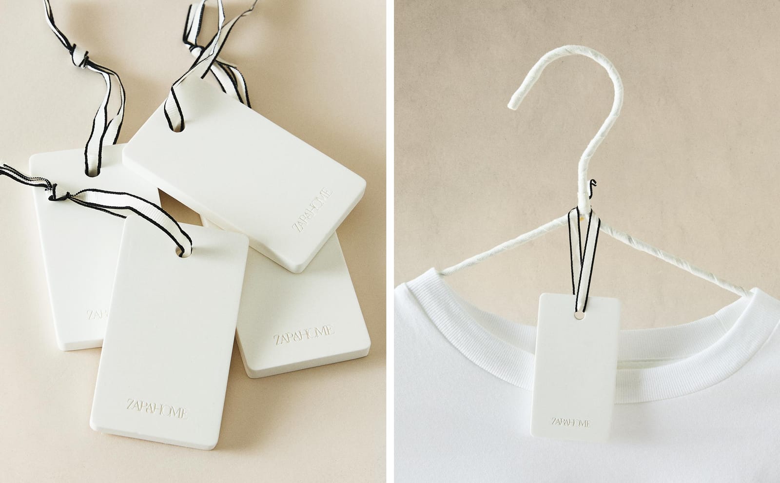ZARA HOME ZESTAW PAŁECZEK ZAPACHOWYCH DO SZAFY WHITE POWDERY (ZESTAW 4 SZTUKI) ракурс 8