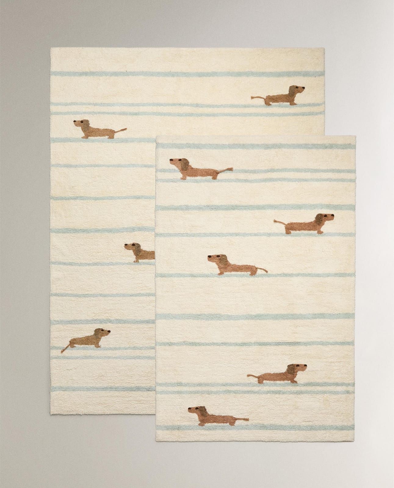Ковер ZARA HOME ХЛОПКОВЫЙ КОВЕР ДЛЯ ДЕТЕЙ С МОТИВОМ СОБАК ZŁAMANA BIEL 150 x 200 cm