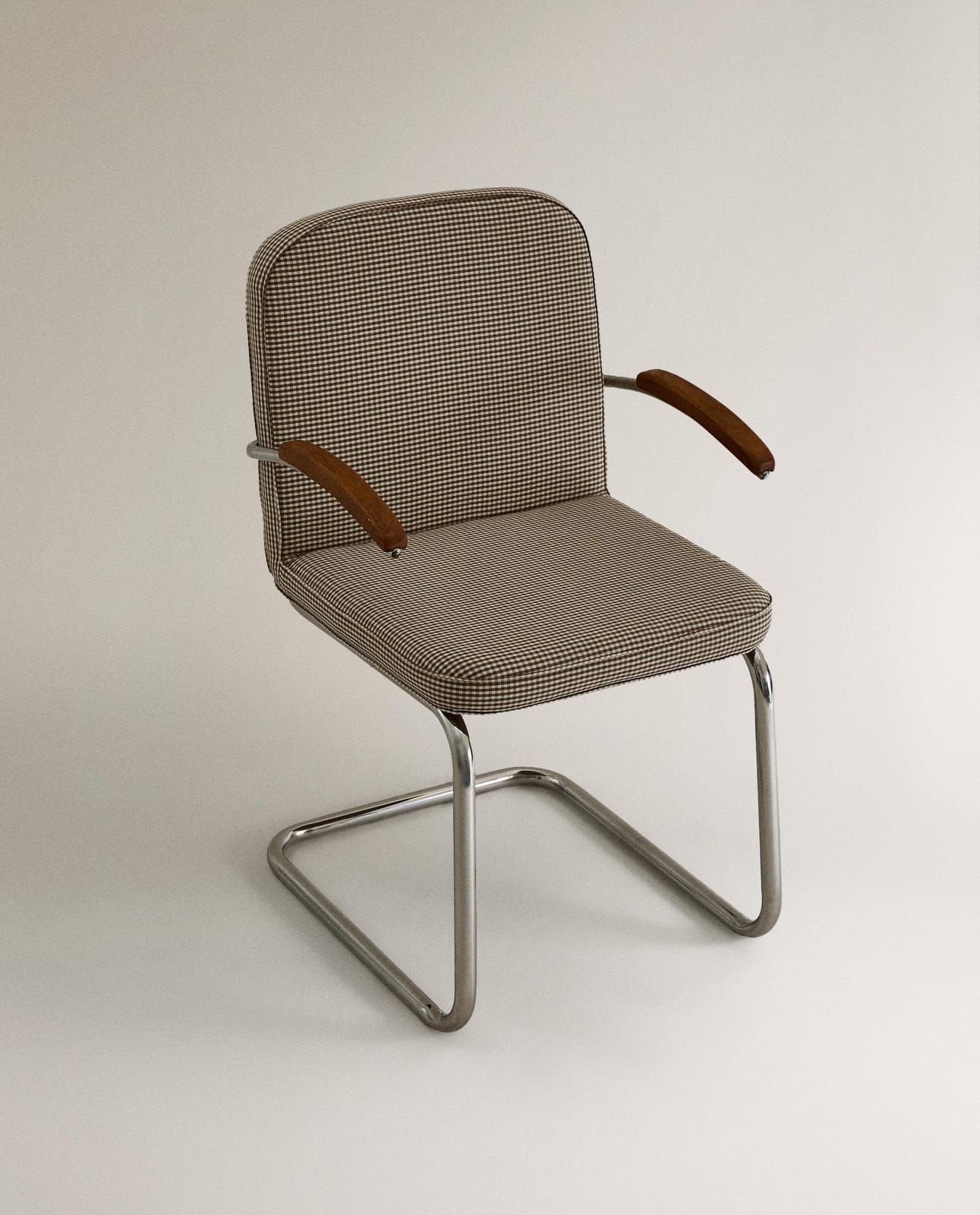 ZARA HOME ХРОМИРОВАННОЕ КРЕСЛО VINTAGE ракурс 4