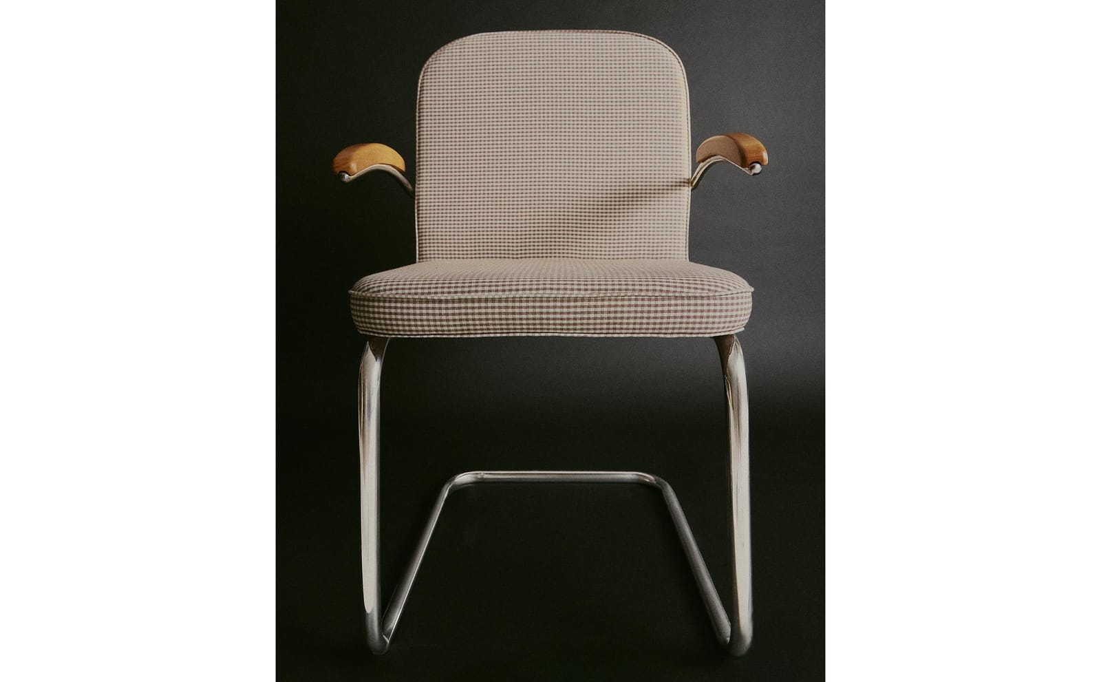 ZARA HOME ХРОМИРОВАННОЕ КРЕСЛО VINTAGE ракурс 6