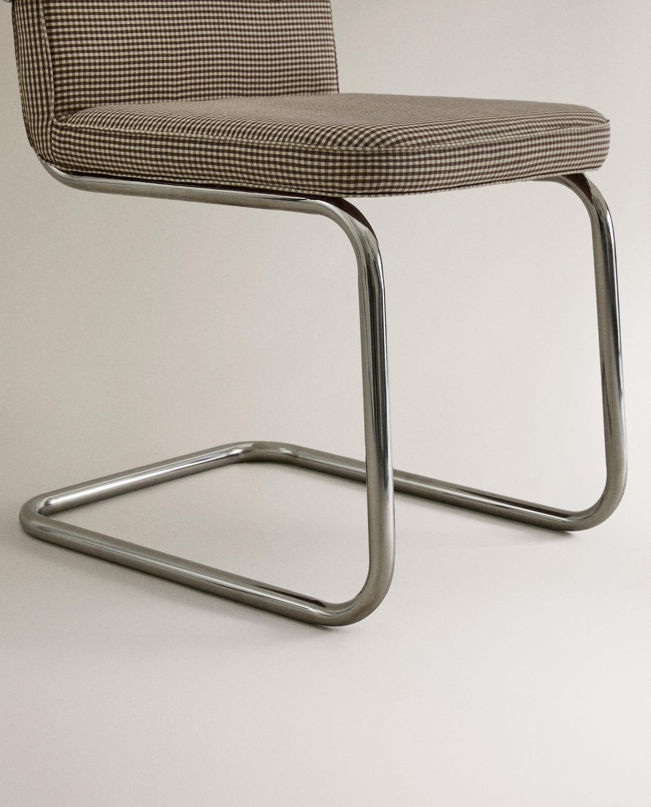ZARA HOME ХРОМИРОВАННОЕ КРЕСЛО VINTAGE ракурс 8