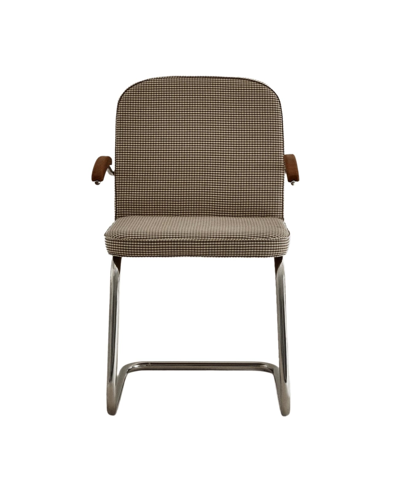ZARA HOME ХРОМИРОВАННОЕ КРЕСЛО VINTAGE ракурс 2