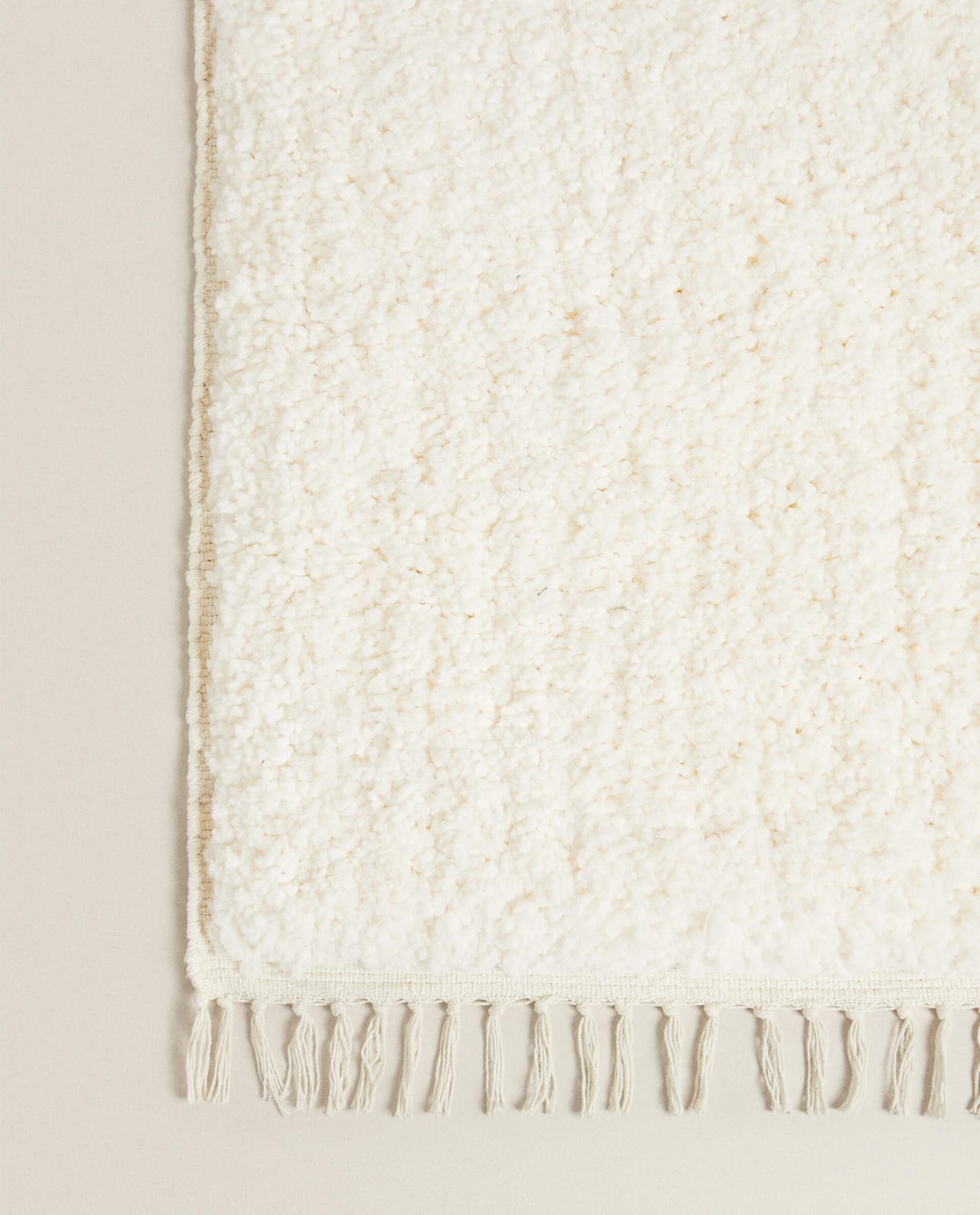 ZARA HOME ПРЯМОУГОЛЬНЫЙ ХЛОПКОВЫЙ КОВРИК С ФАКТУРОЙ ракурс 7