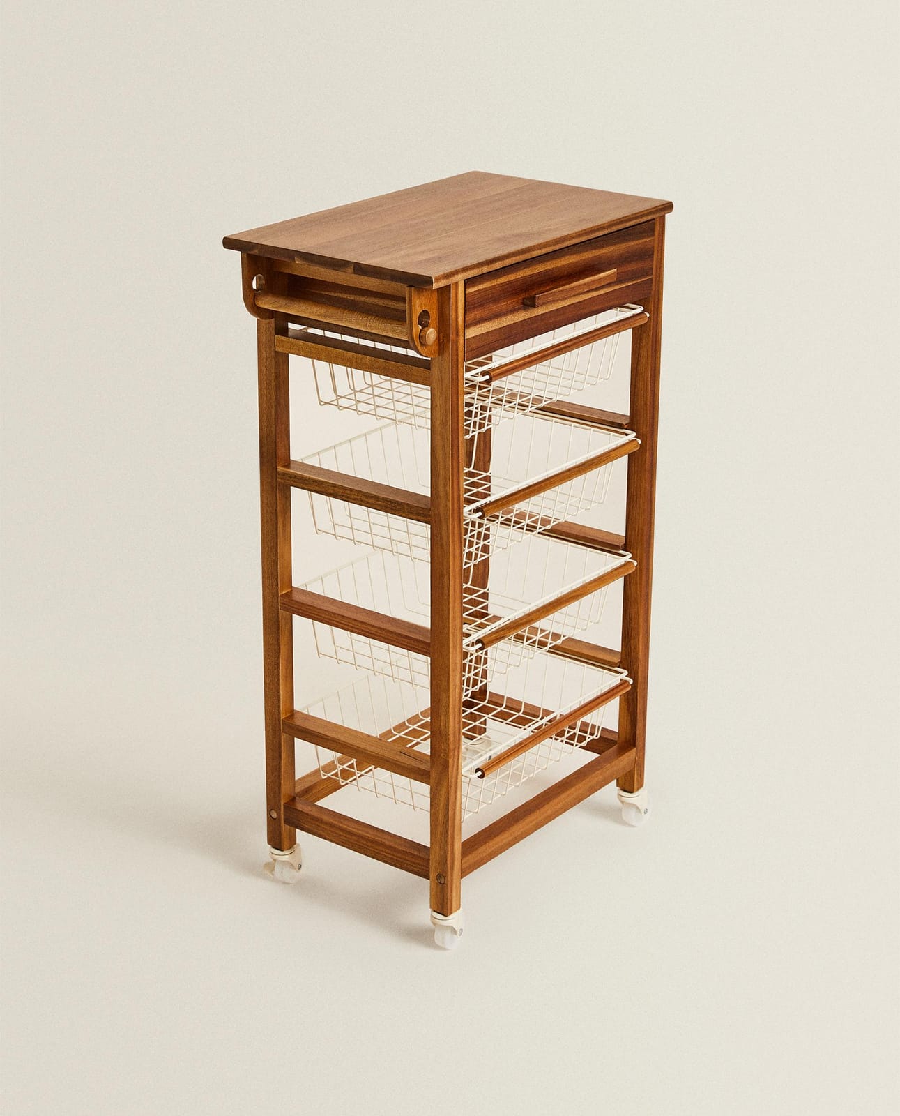 ZARA HOME ШКАФ НА КОЛЁСИКАХ ДЕРЕВО И МЕТАЛЛ ракурс 8