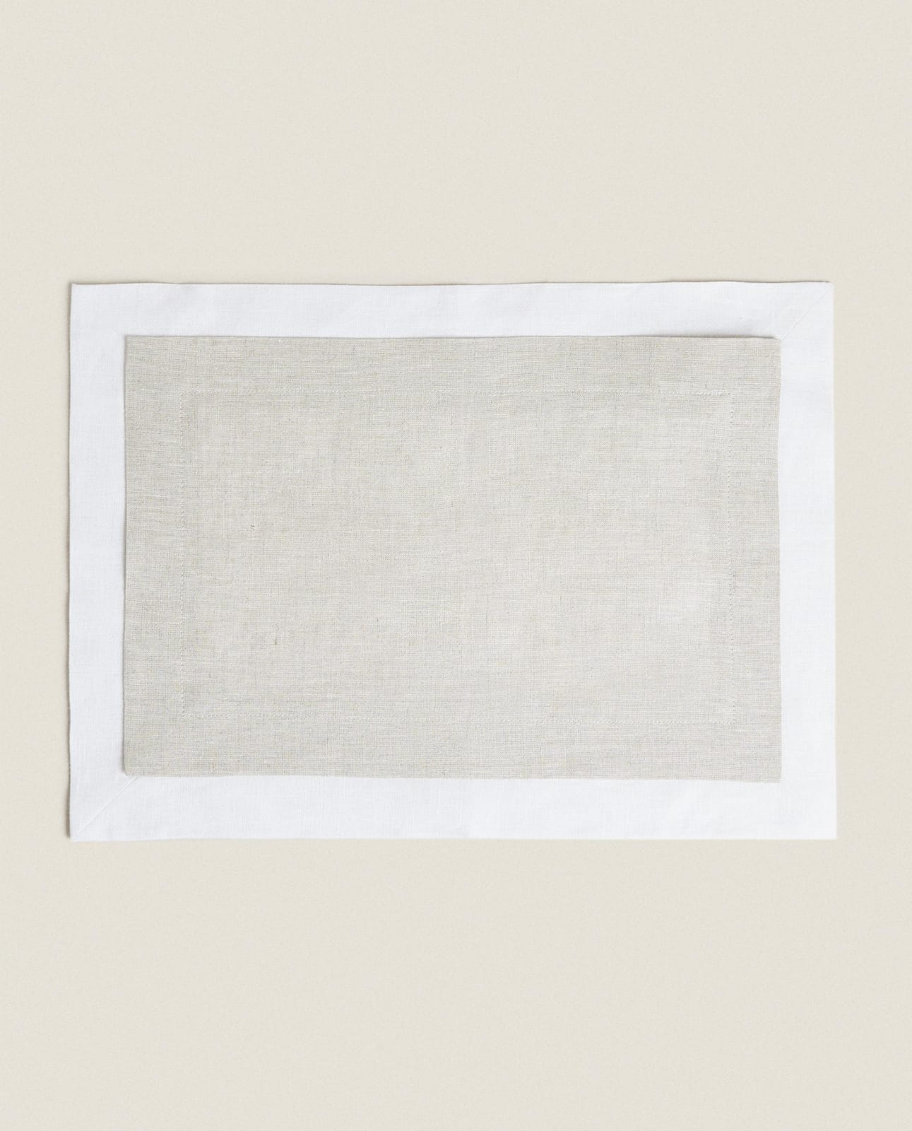 ZARA HOME ПОДСТАВКА ПОД ТАРЕЛКУ ДВУХСЛОЙНАЯ ракурс 4