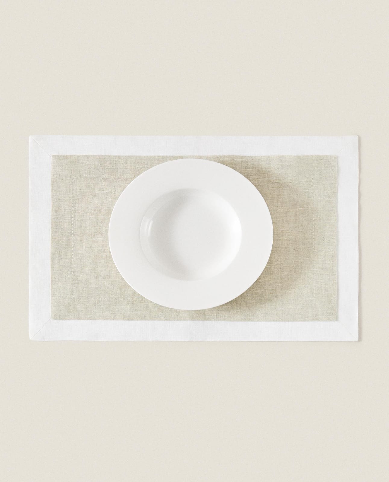ZARA HOME ПОДСТАВКА ПОД ТАРЕЛКУ ДВУХСЛОЙНАЯ ракурс 8