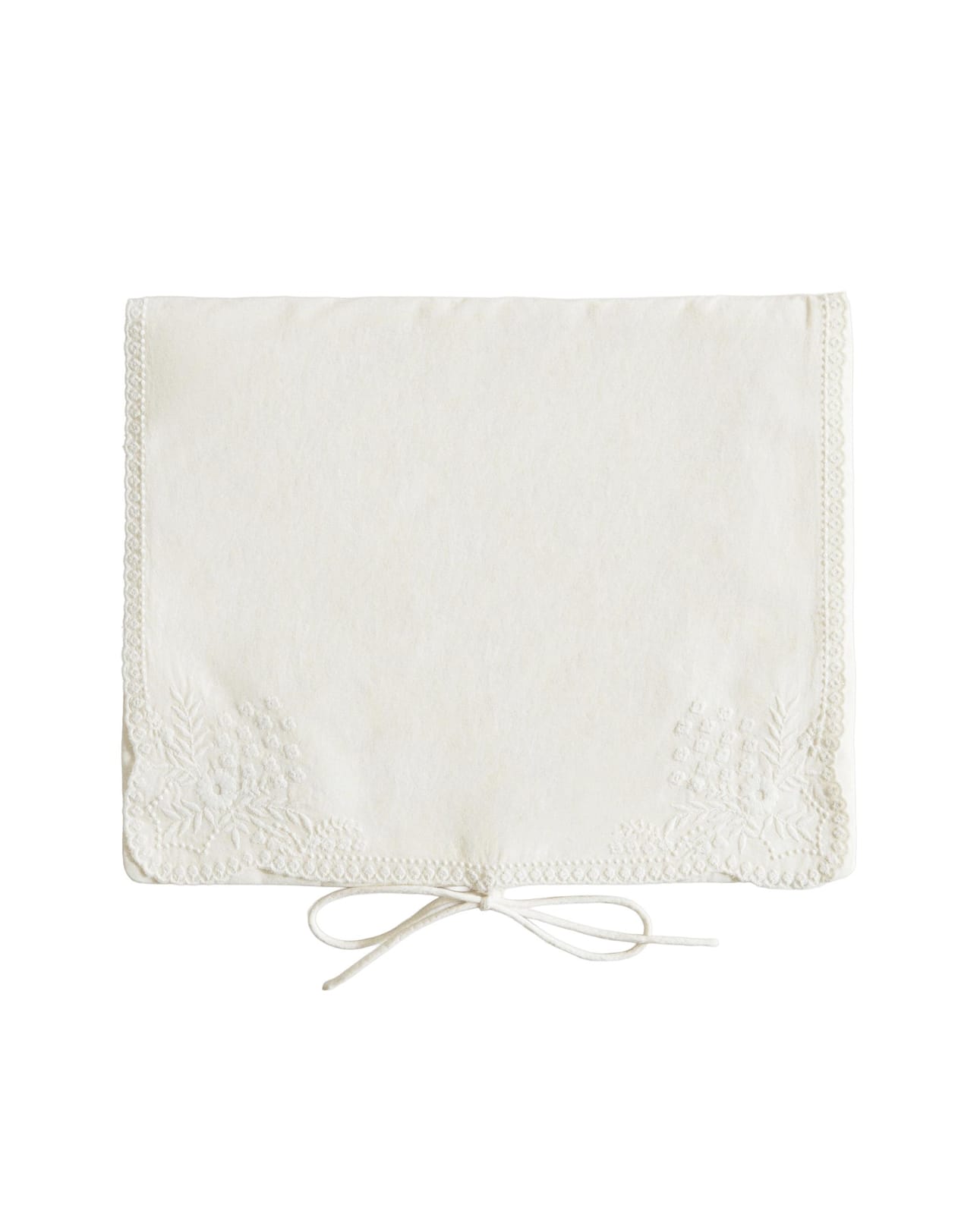 ZARA HOME ХЛОПКОВЫЙ МЕШОЧЕК ДЛЯ ПИЖАМЫ С ВЫШИВКОЙ ракурс 4