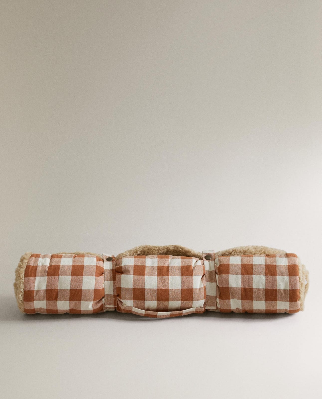 Плед ZARA HOME одеяло для животных в клетку VICHY POMARAŃCZOWY 70 x 100 cm