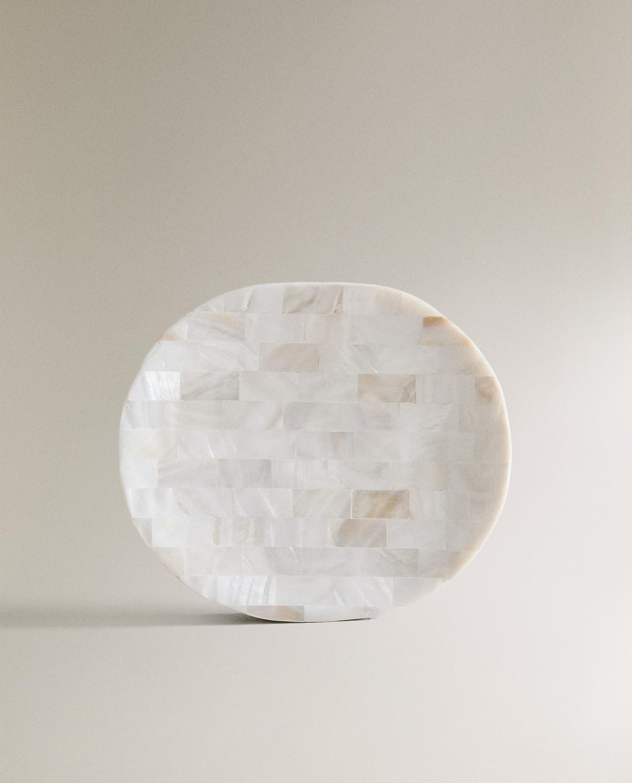 Мыльница ZARA HOME ВАННАЯ ИЗ ЖЕМЧУЖНОЙ МАССЫ JASNOBEŻOWY 2 x 13 x 12 cm