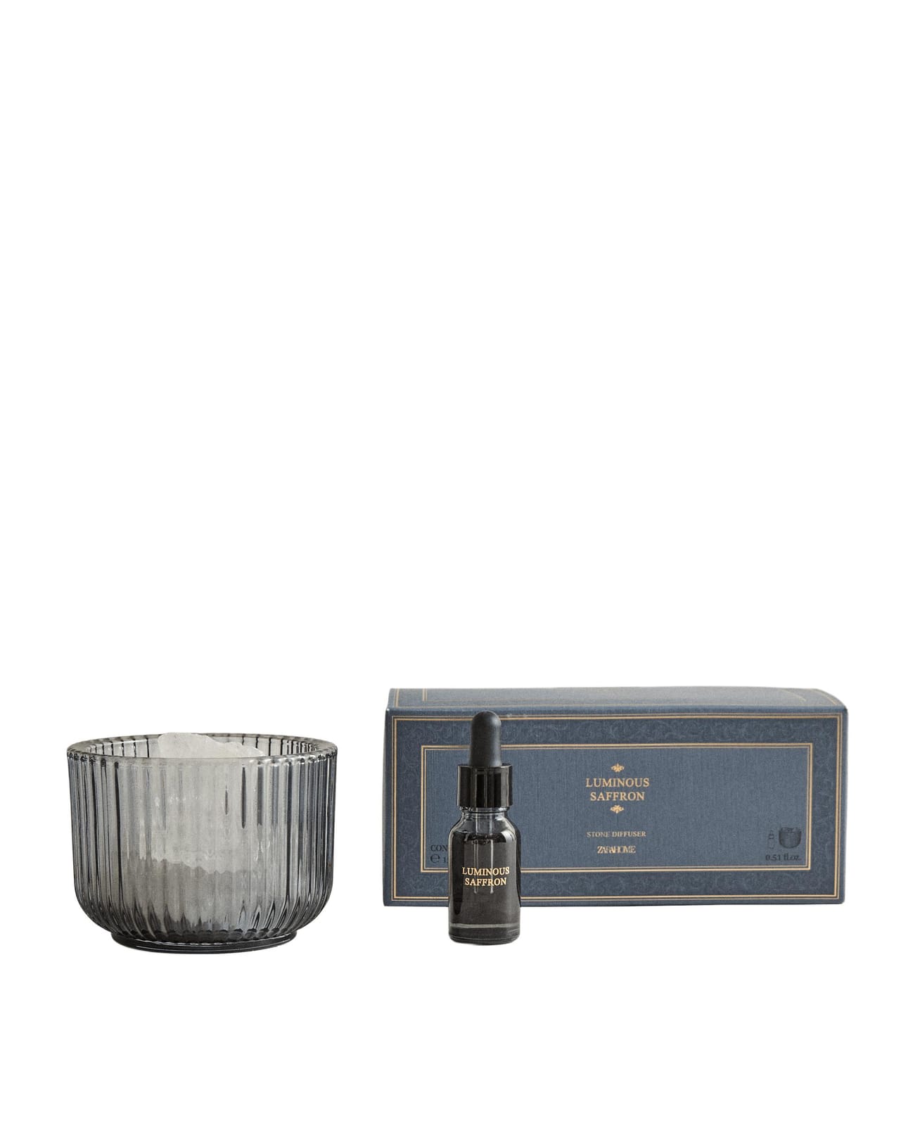ZARA HOME НАБОР КАМНЕЙ И ЭФИРНОГО МАСЛА LUMINOUS SAFFRON ракурс 2