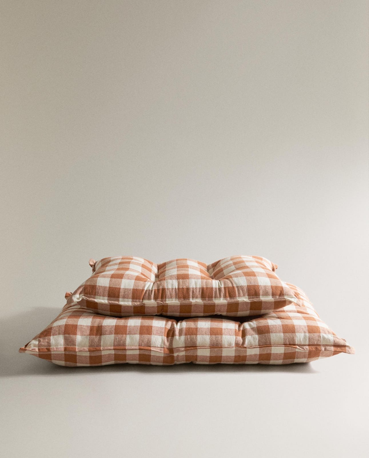 Лежак для животных ZARA HOME матрас на стул для животных в клетку VICHY POMARAŃCZOWY 40 x 60 cm