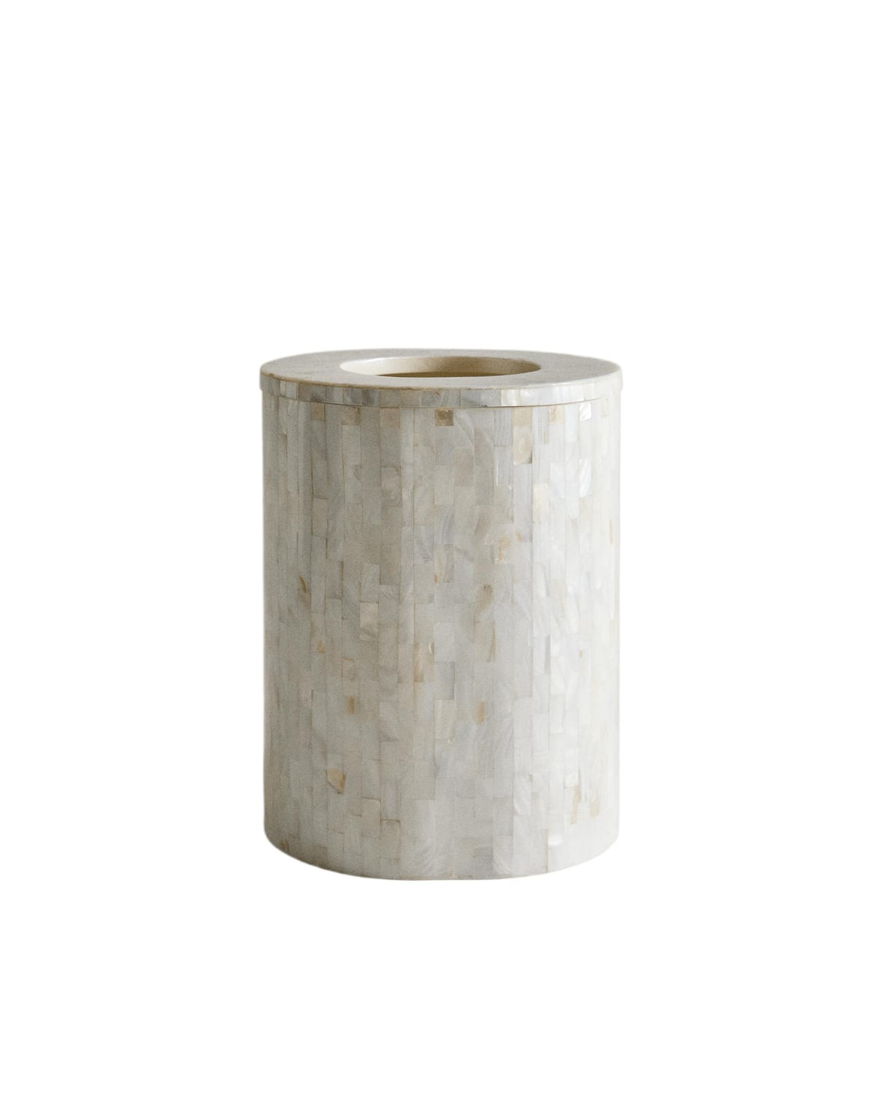 ZARA HOME Ванная корзина из перламутра ракурс 3