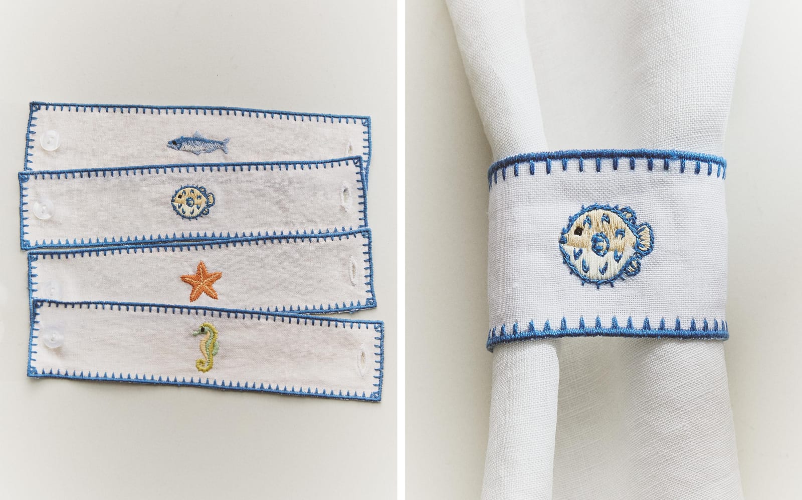 ZARA HOME НАБОР КОЛЕЦ ДЛЯ САЛФЕТОК ИЗ РАМИ (4 ШТ.) ракурс 2