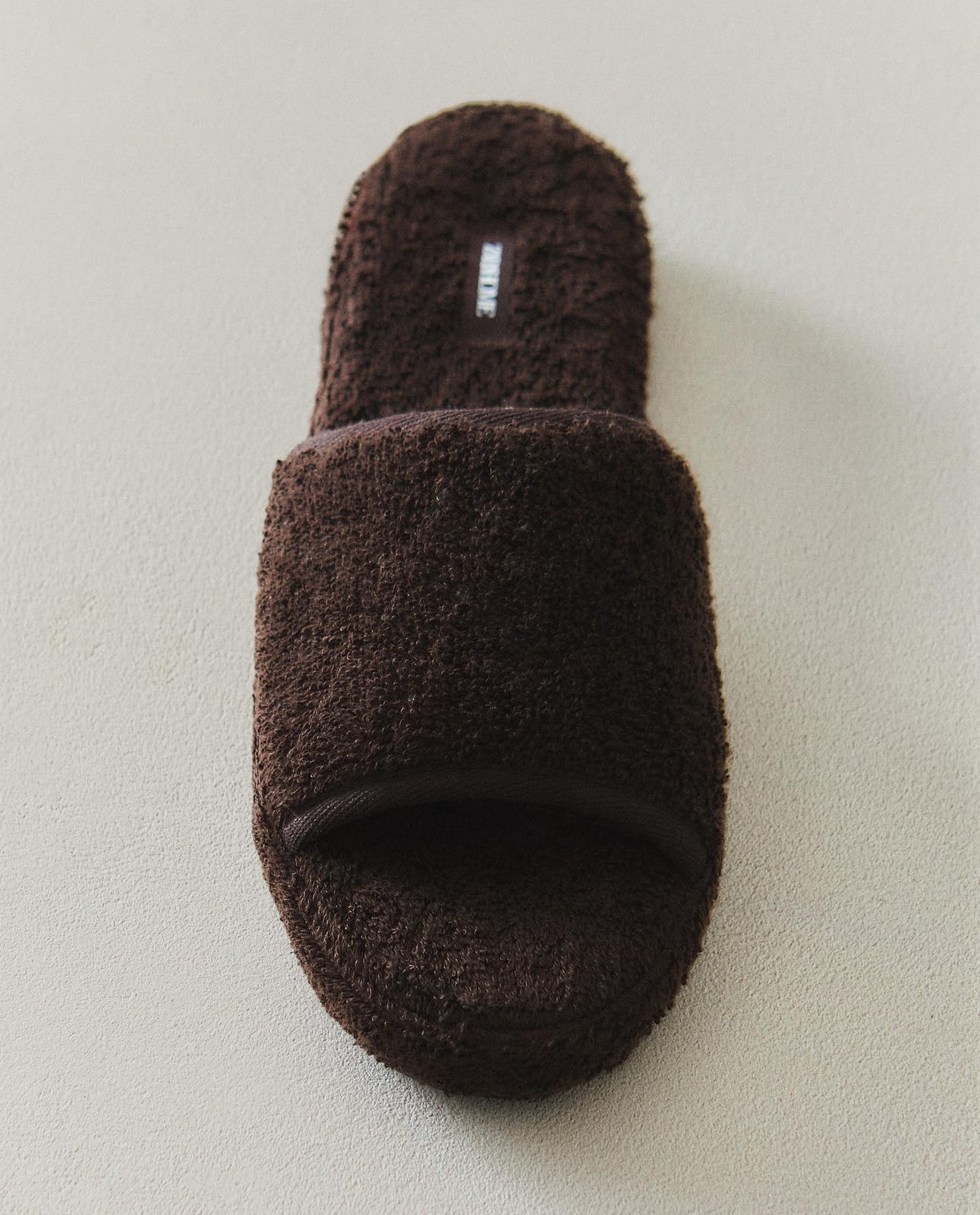 ZARA HOME ТАПОЧКИ НА ПЛАТФОРМЕ ИЗ МАХРА ракурс 5
