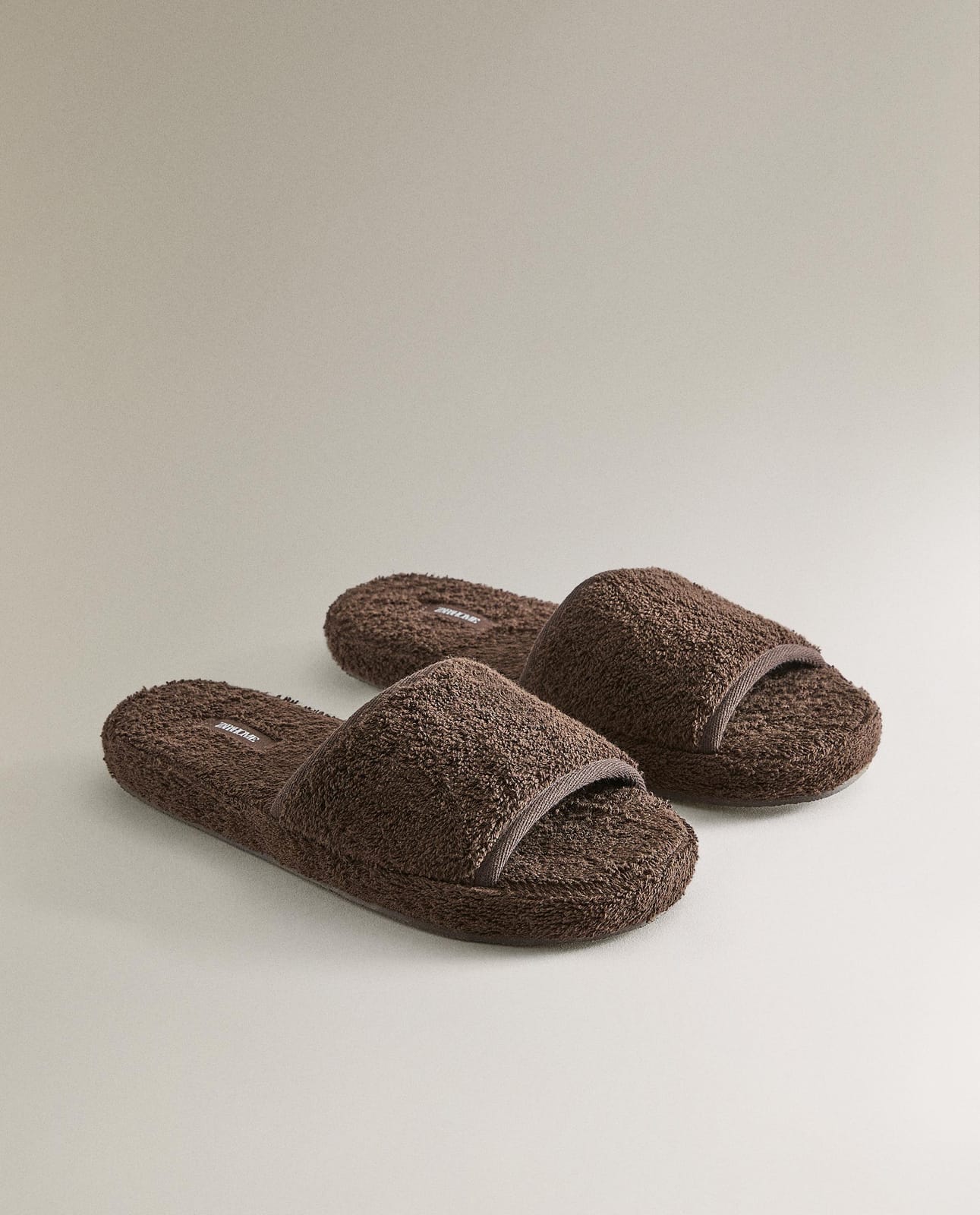 ZARA HOME ТАПОЧКИ НА ПЛАТФОРМЕ ИЗ МАХРА ракурс 6