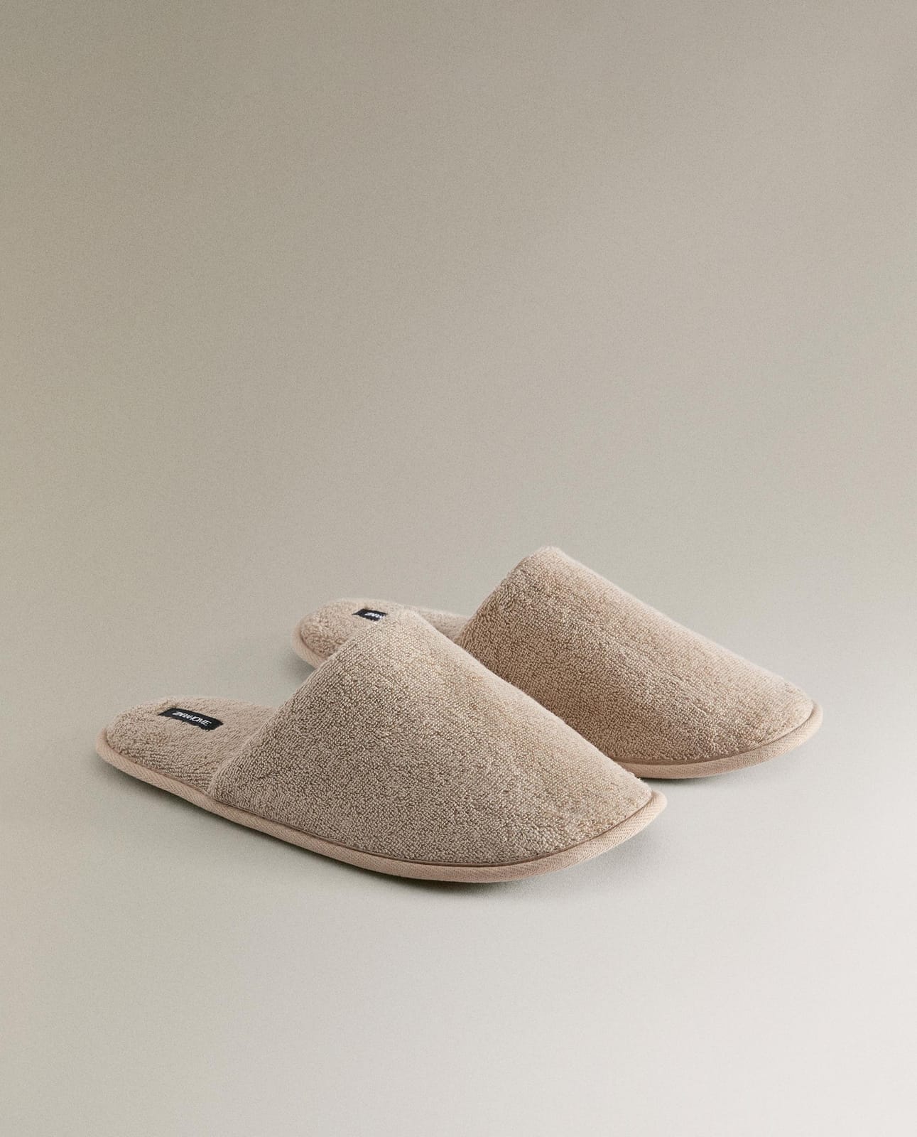 Тапочки ZARA HOME банные тапочки BEŻOWY 42/43
