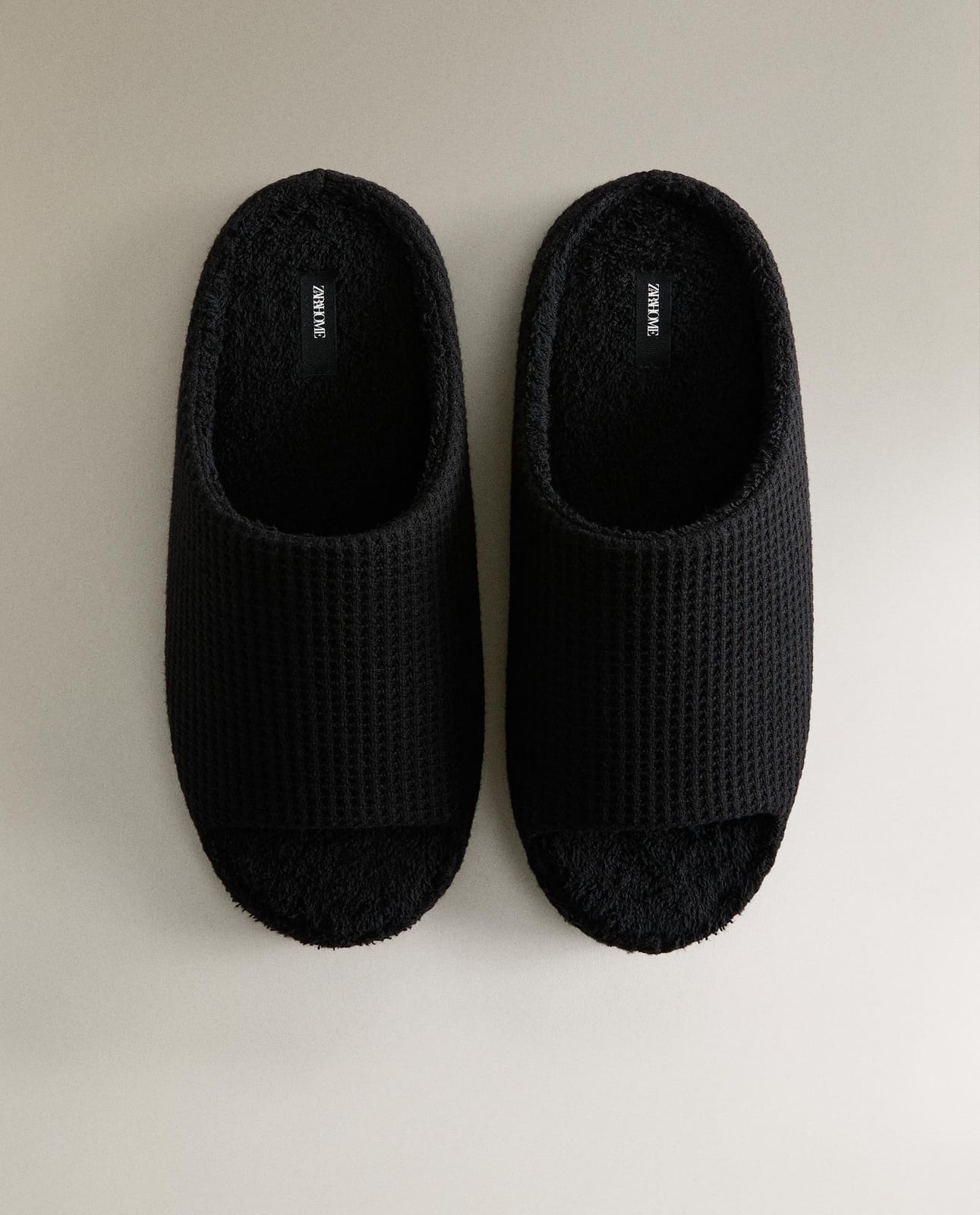 ZARA HOME ТАПОЧКИ БАННЫЕ МАХРОВЫЕ ракурс 4
