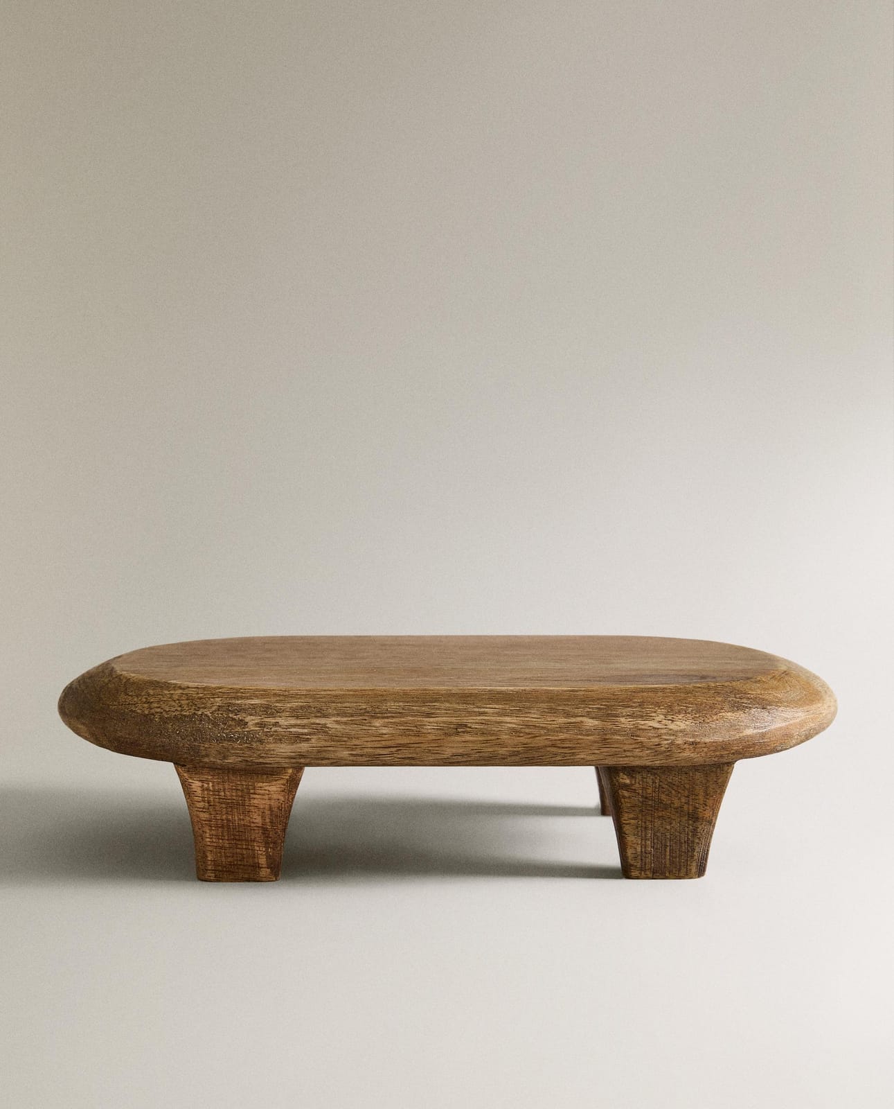 Набор столовых приборов ZARA HOME ДЕРЕВЯННАЯ ДОСКА НА НОЖКАХ BRĄZOWY 5.5 x 15 x 25.5 cm
