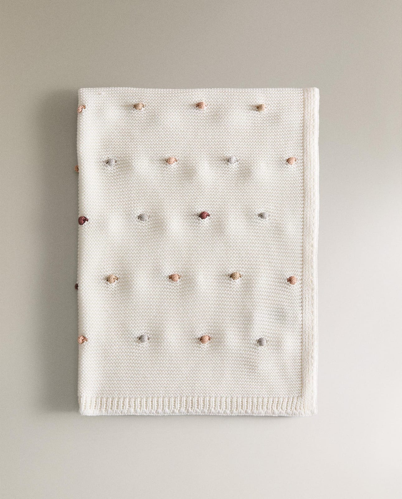ZARA HOME ДЕТСКОЕ ТРИКОТАЖНОЕ ОДЕЯЛО ракурс 5