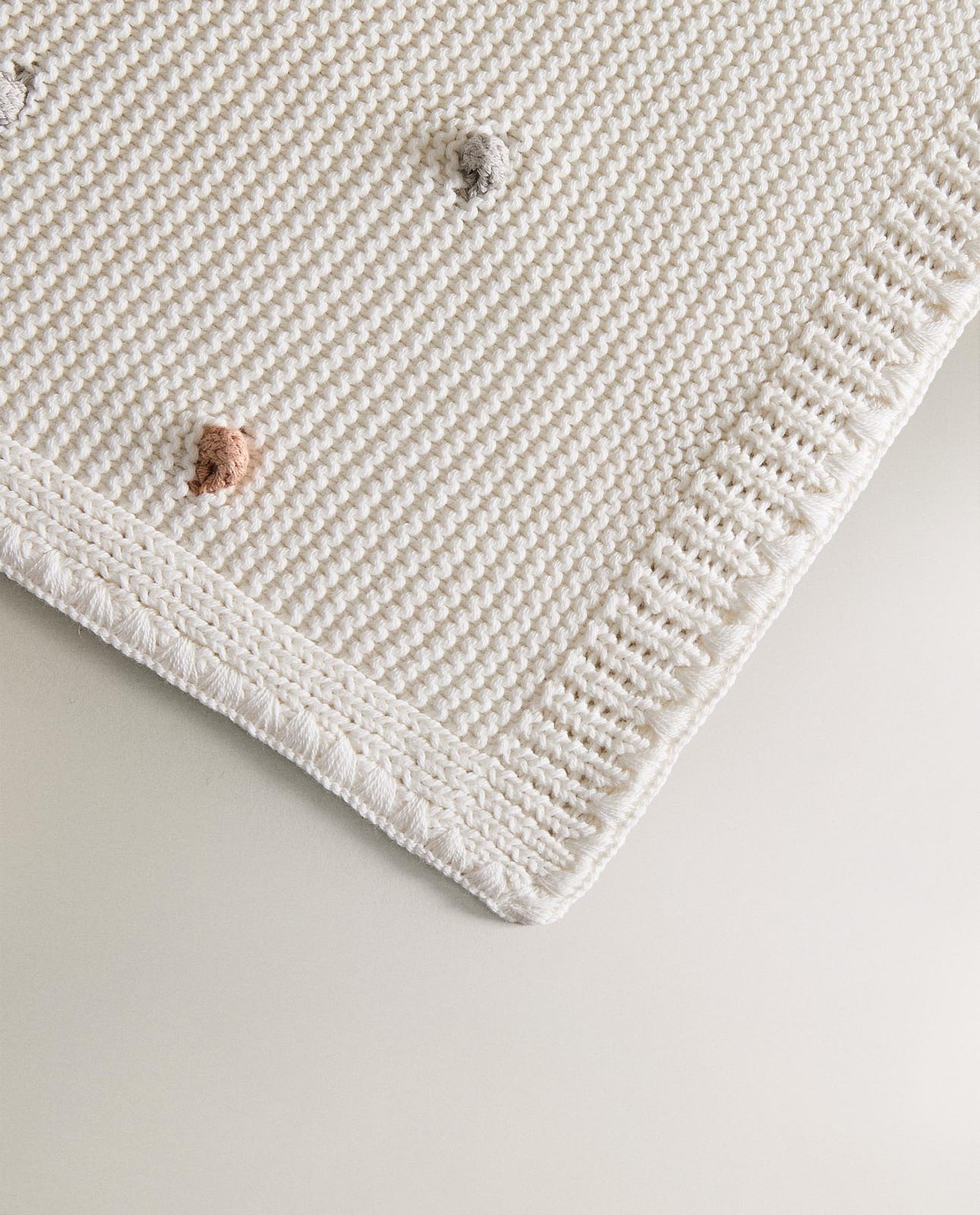 ZARA HOME ДЕТСКОЕ ТРИКОТАЖНОЕ ОДЕЯЛО ракурс 7