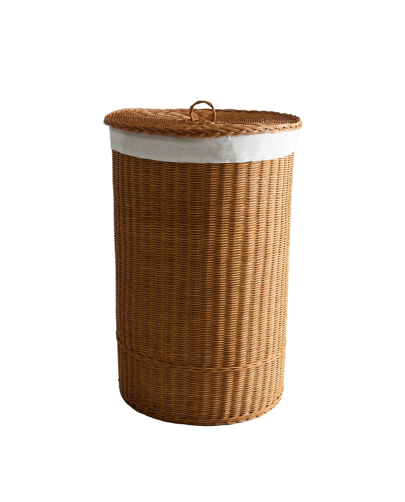 ZARA HOME Корзина для белья из ротанга и хлопка ракурс 4