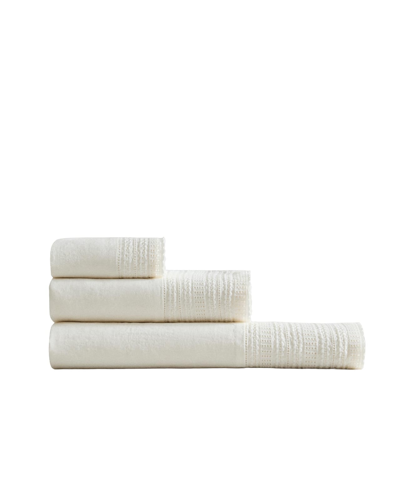 ZARA HOME ПОЛОТЕНЦЕ С ВЫШИТОЙ ЛЬНЯНОЙ КАЙМОЙ ракурс 4