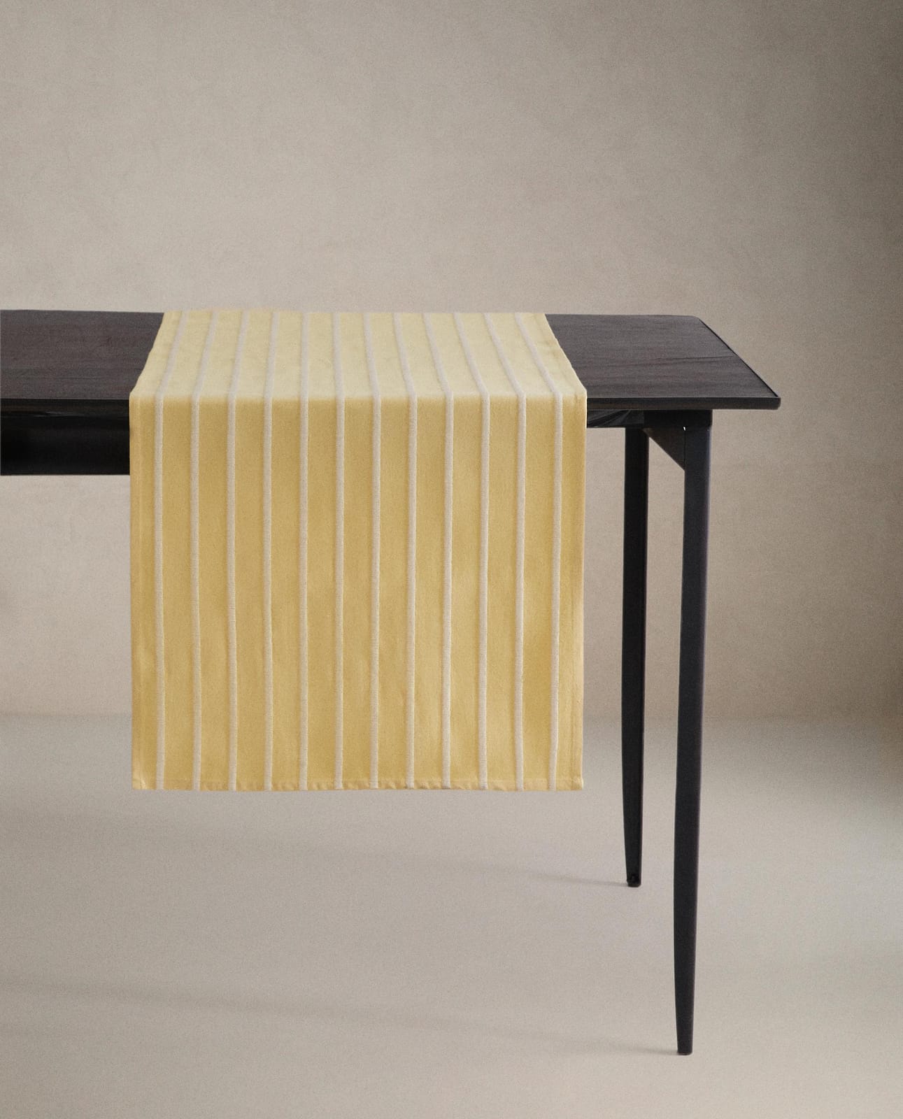 Дорожка для стола ZARA HOME дорожка столовая с вышитыми полосками ŻÓŁTY 50 x 160 cm