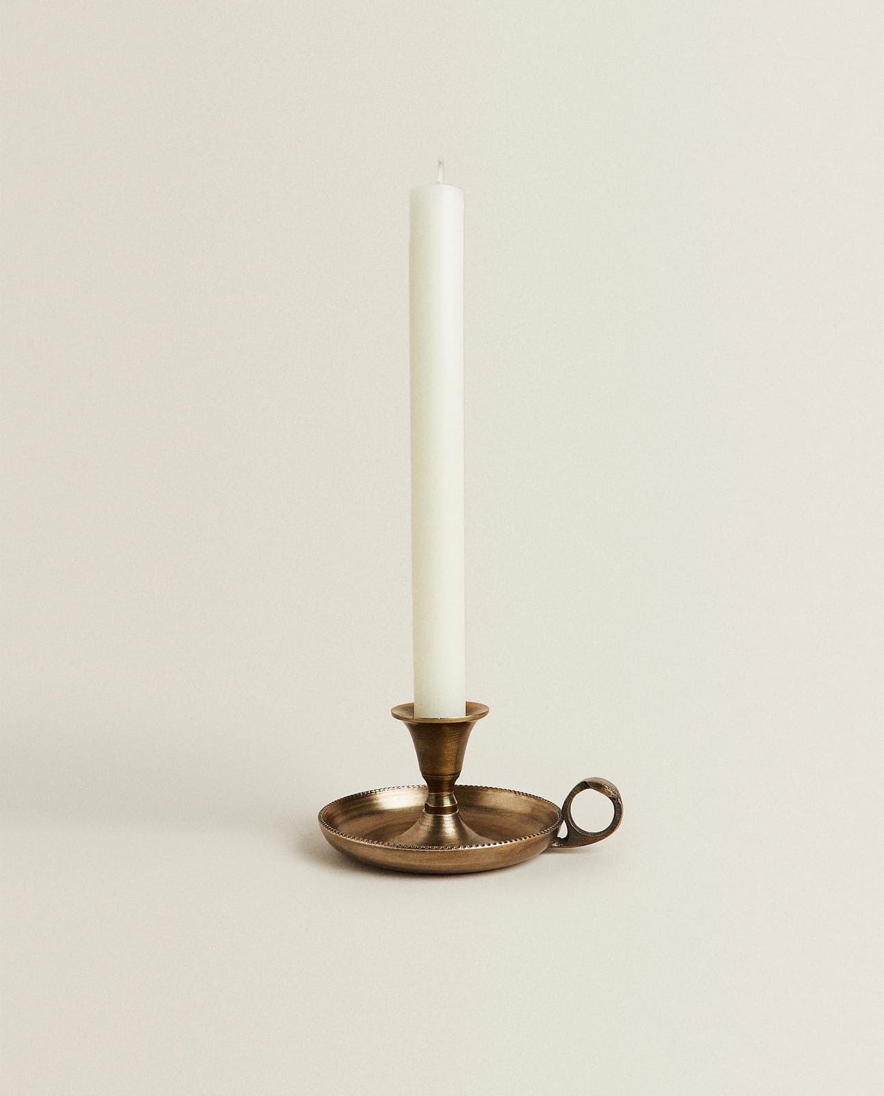 ZARA HOME ЗОЛОТОЙ ПОДСВЕЧНИК ракурс 2