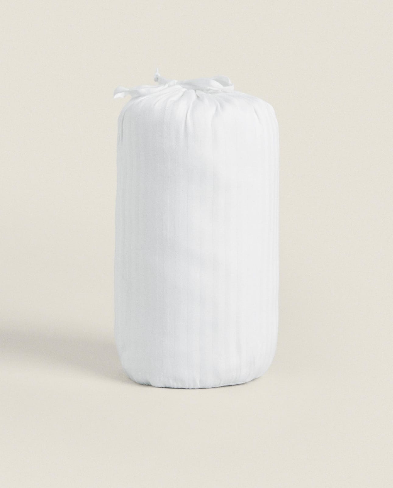 Наматрасник ZARA HOME Хлопковый защитный чехол на матрас в полоску BIAŁY 160 x 200 cm