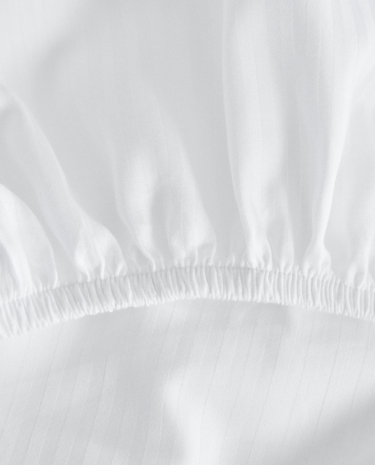 ZARA HOME ХЛОПКОВЫЙ НАМАТРАСНИК В ПОЛОСКУ ракурс 4