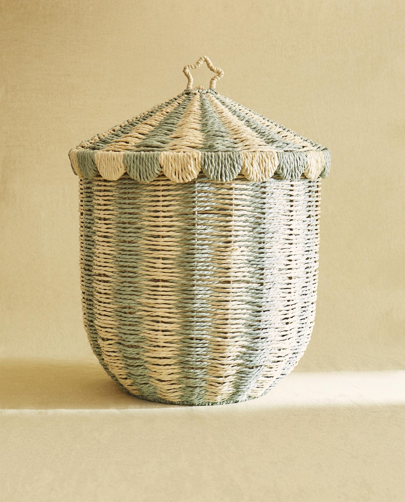 ZARA HOME ДЕТСКАЯ КОРЗИНА БУМАЖНЫЙ ЦИРК ракурс 9