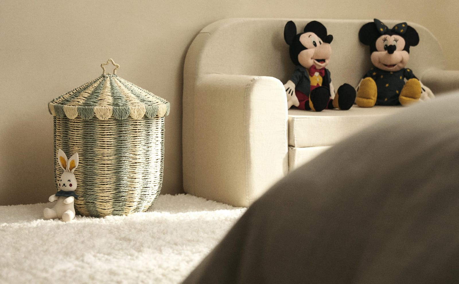 ZARA HOME ДЕТСКАЯ КОРЗИНА БУМАЖНЫЙ ЦИРК ракурс 5