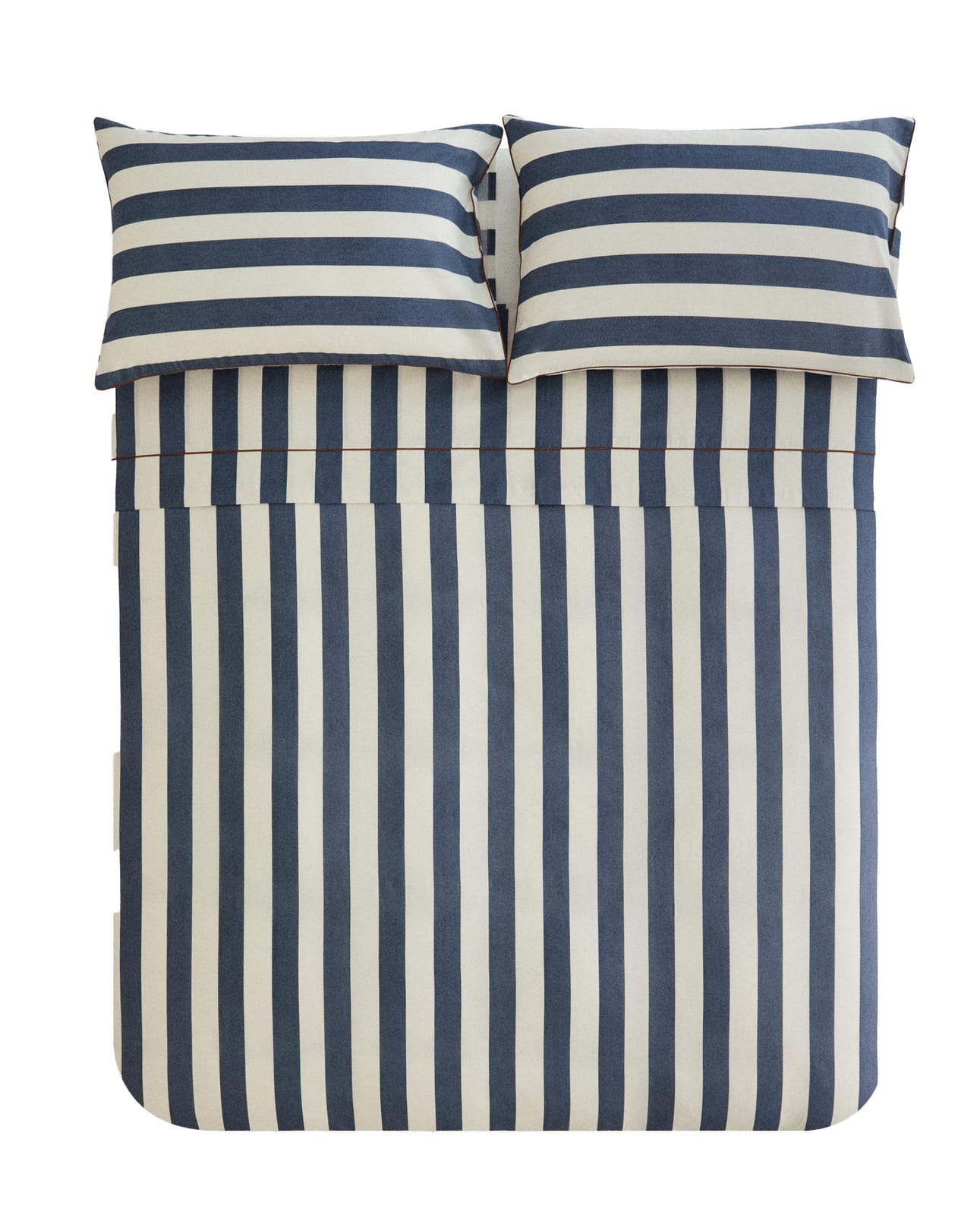 ZARA HOME ПОДУШКА НА ОДЕЯЛО ИЗ СТИРАНОГО ХЛОПКА В ПОЛОСКУ ракурс 8